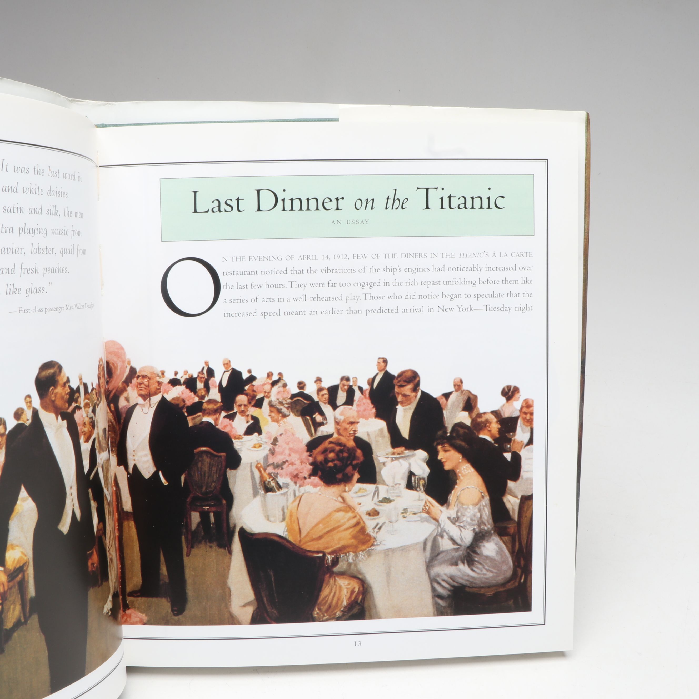 First Edition "Last Dinner on the Titanic" by Rick Archbold and More Books