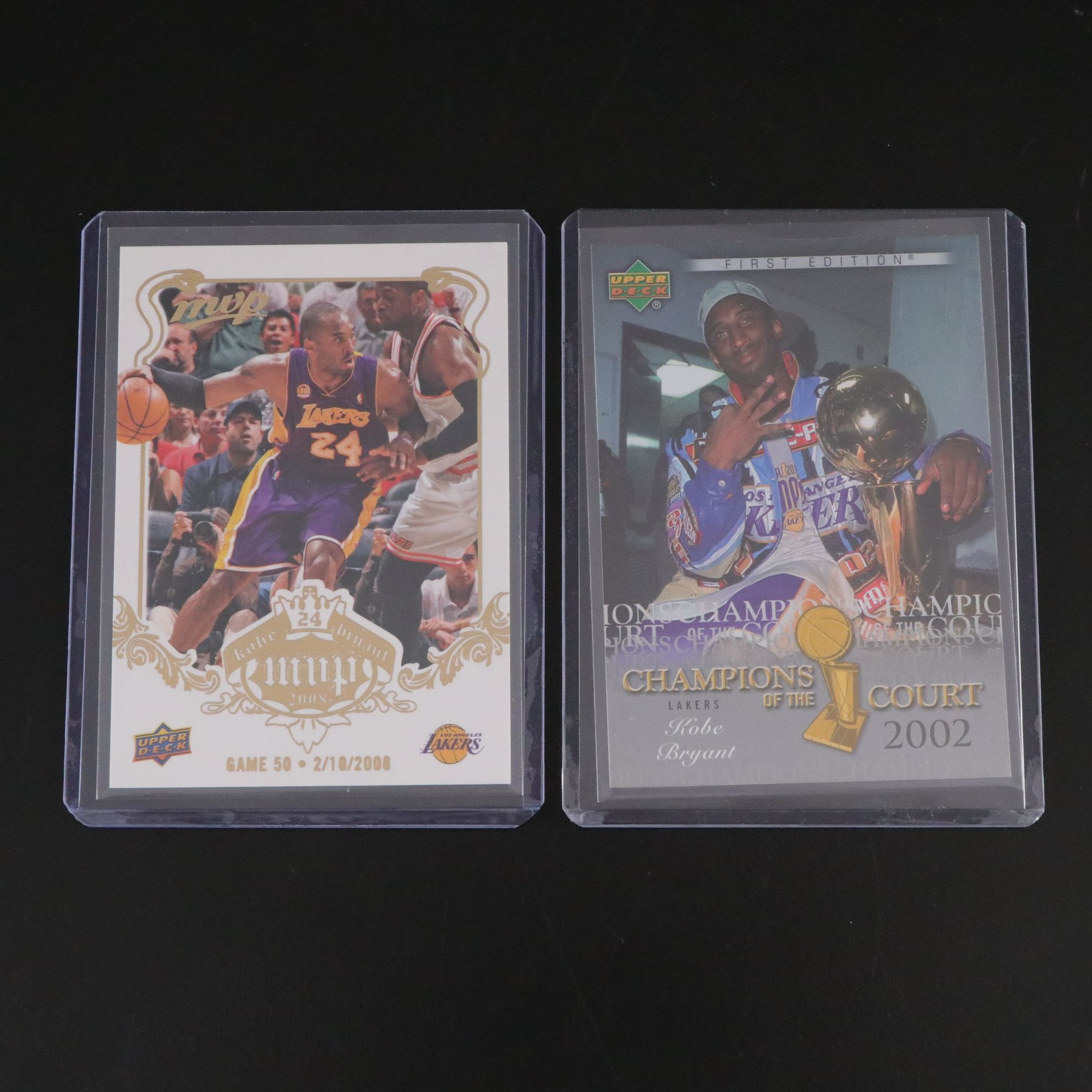 Kobe Bryant Card Collection Featuring 1997 Signed Card