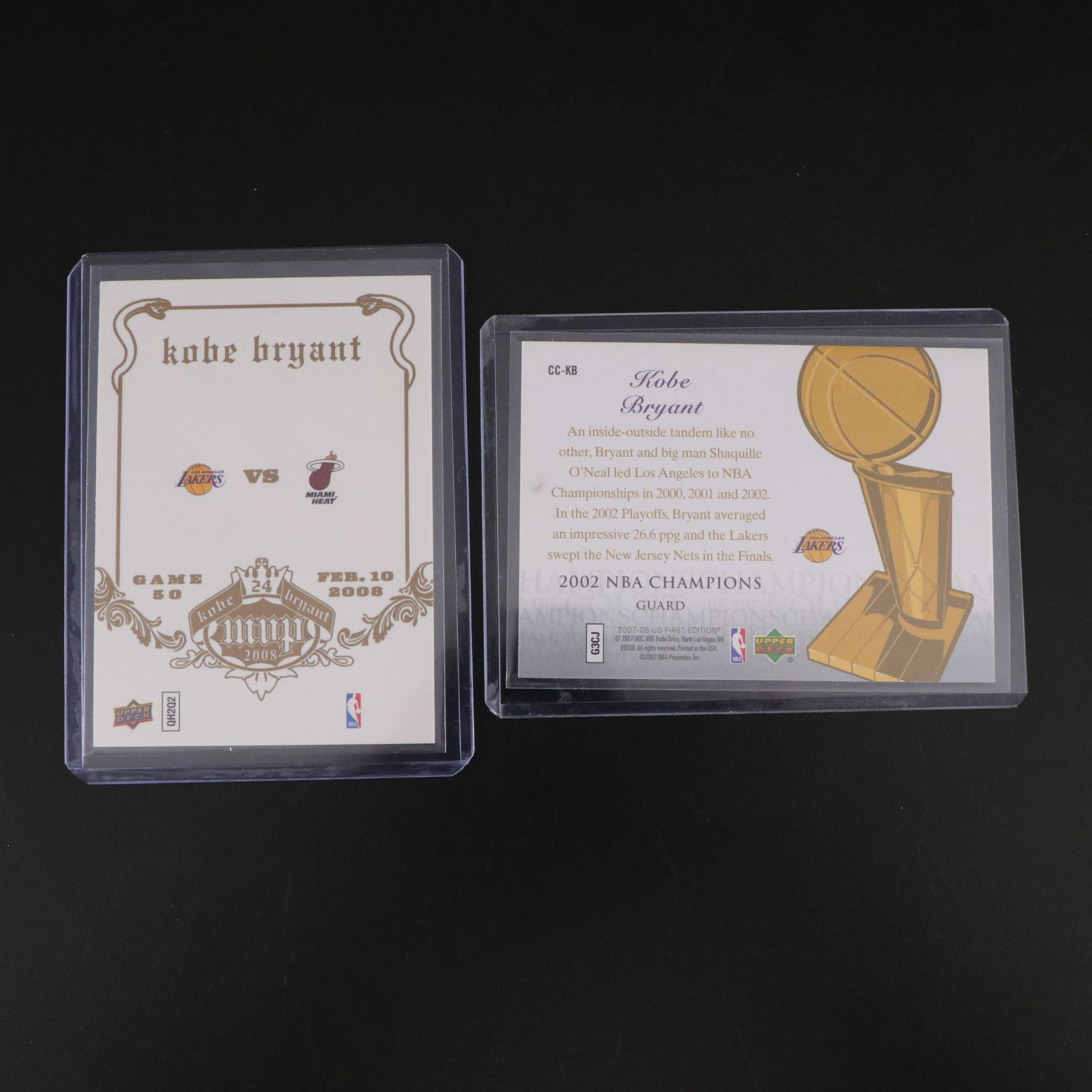 Kobe Bryant Card Collection Featuring 1997 Signed Card