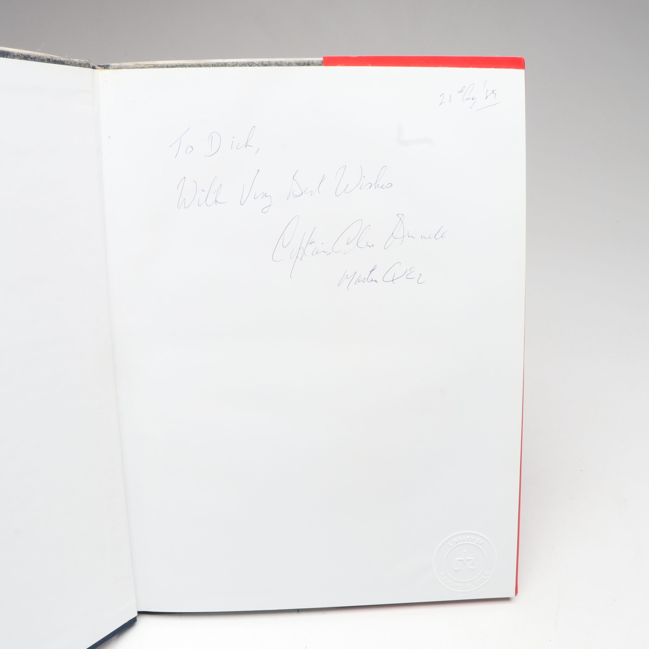 Signed Second Edition "QE2" by Ronald W. Warwick and More Books