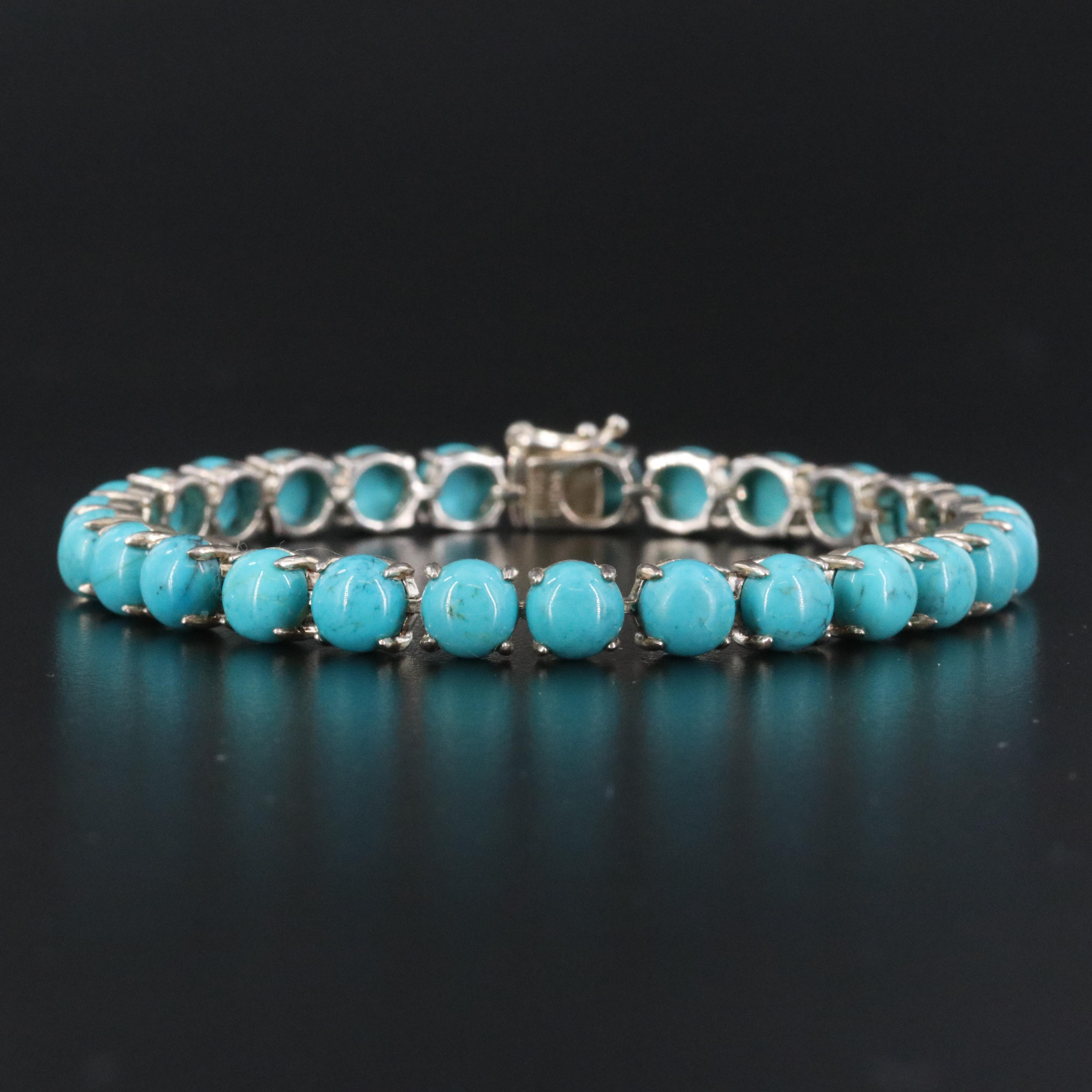 Sterling Turquoise Bracelet