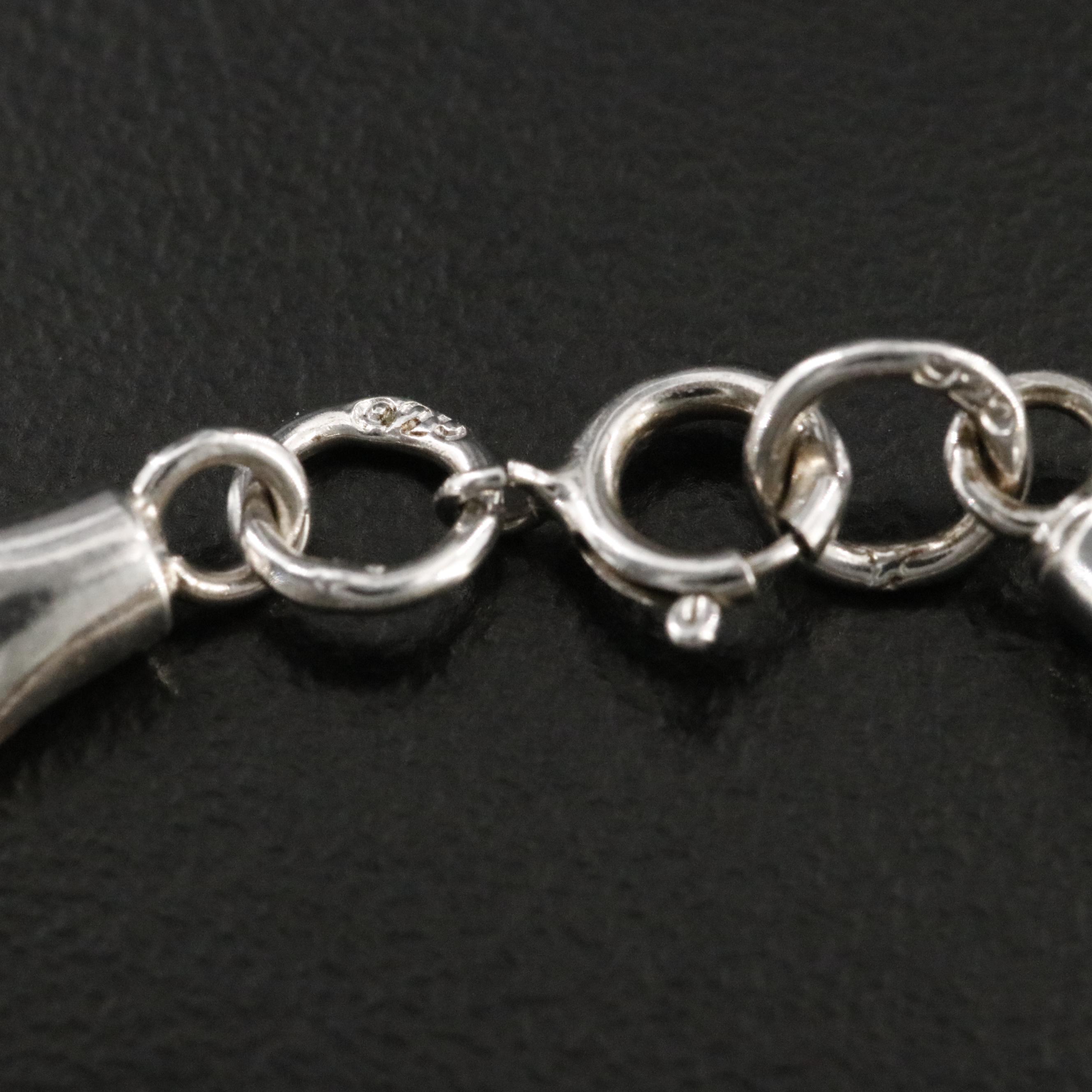 Sterling Floating Pearl Necklace