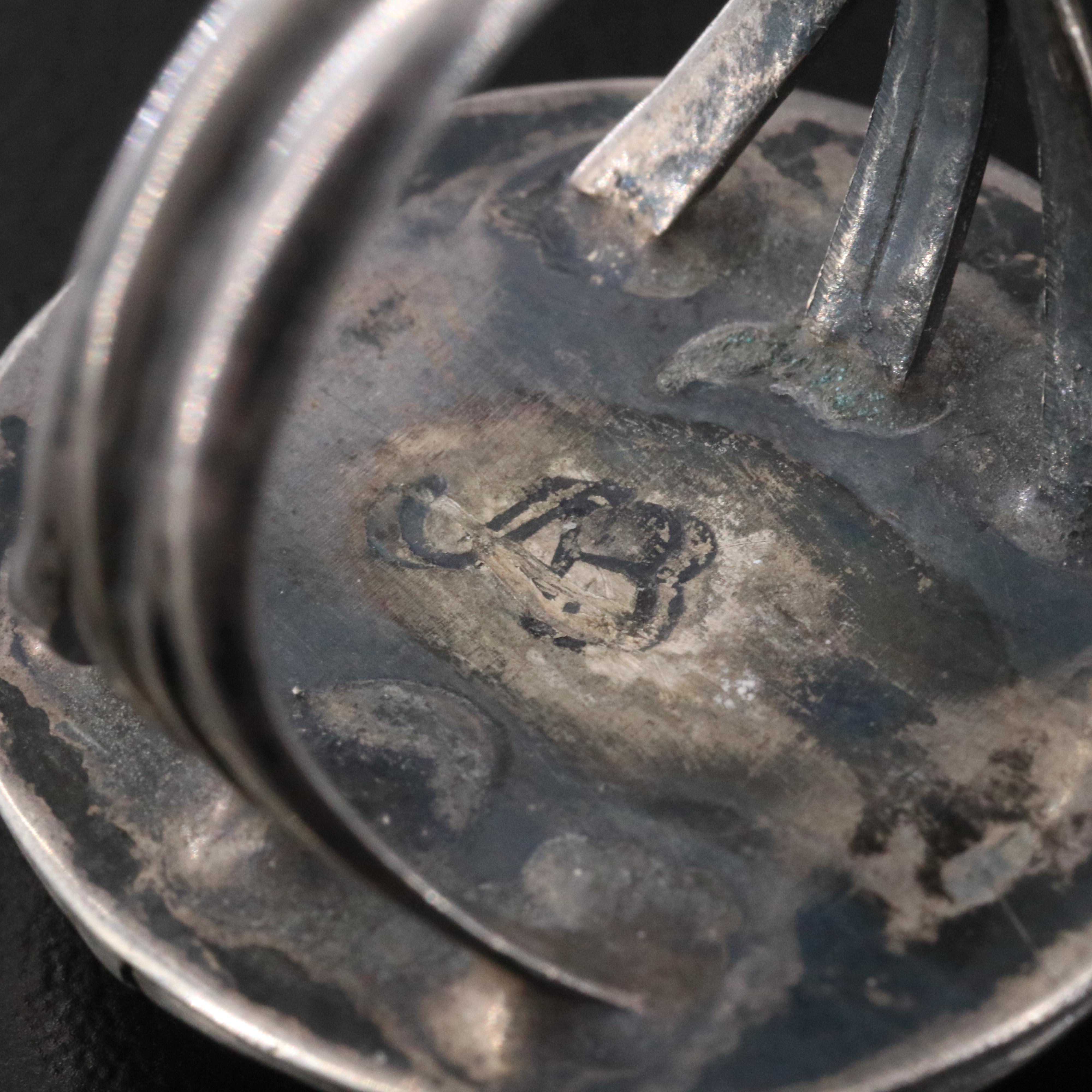 Southwestern Sterling Turquoise Rings Including Signed