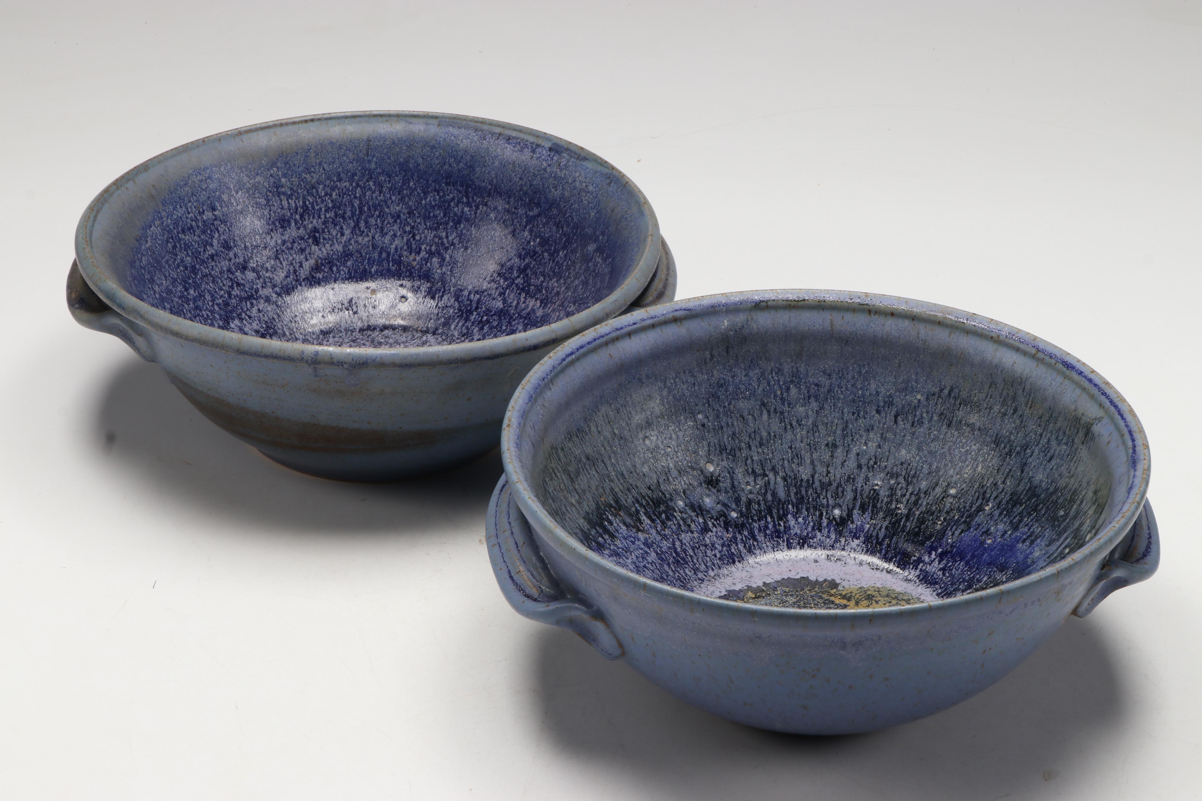 Art Pottery Coiled Ceramic Bowls