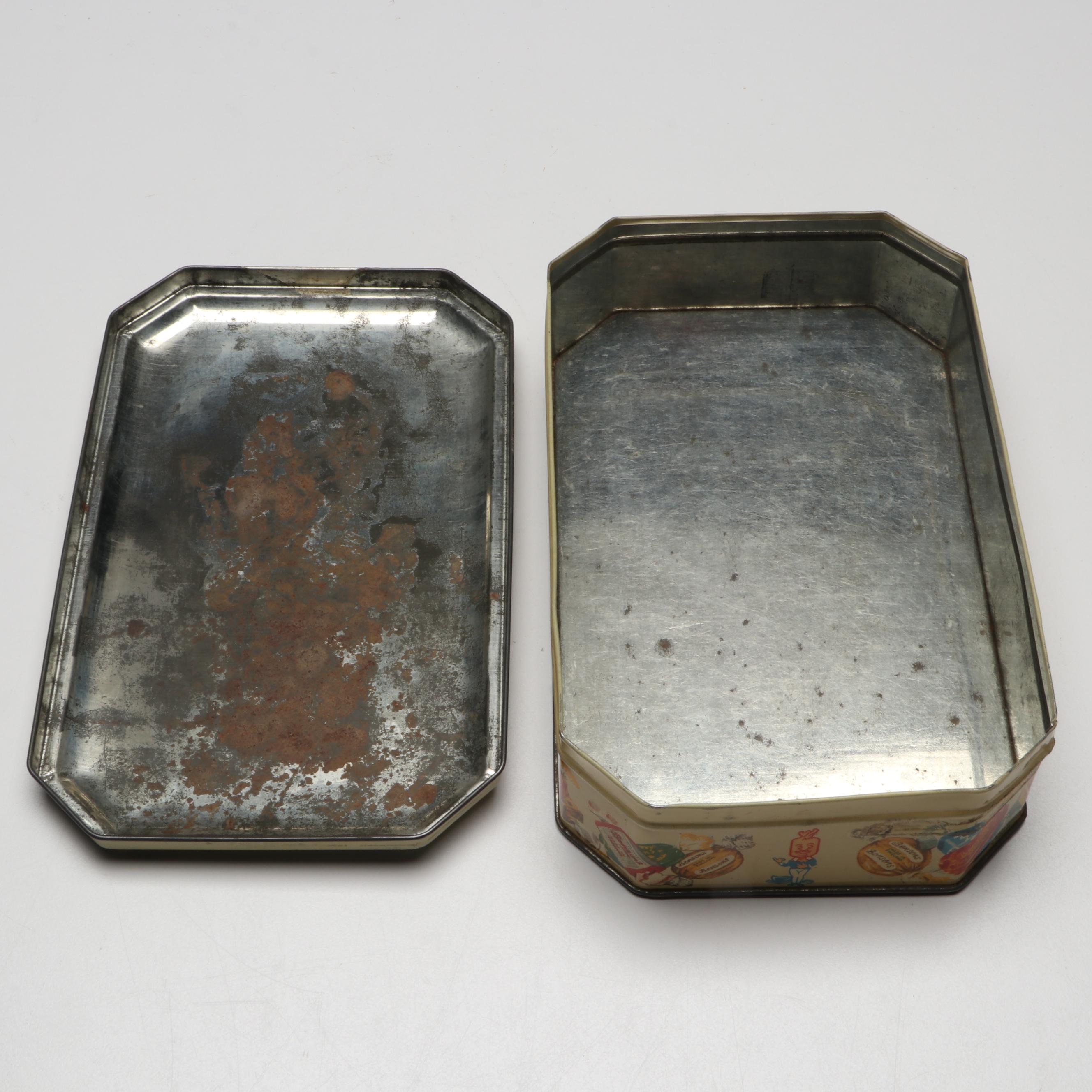 S.S. United States Tin Lithograph Toy, Postcards, Tin and More, Mid-20th Century