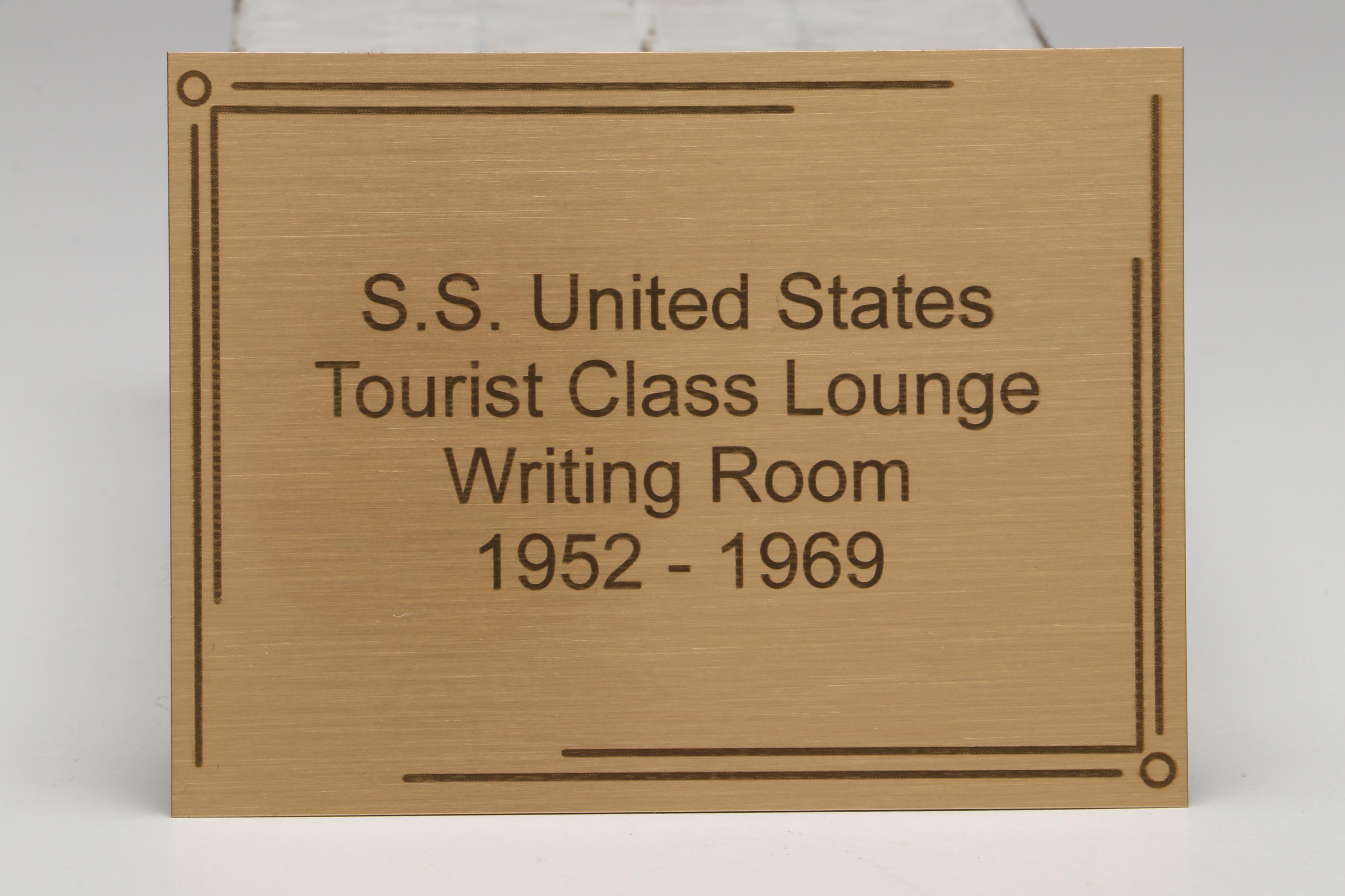 S.S. United States Tin Lithograph Toy, Postcards, Tin and More, Mid-20th Century