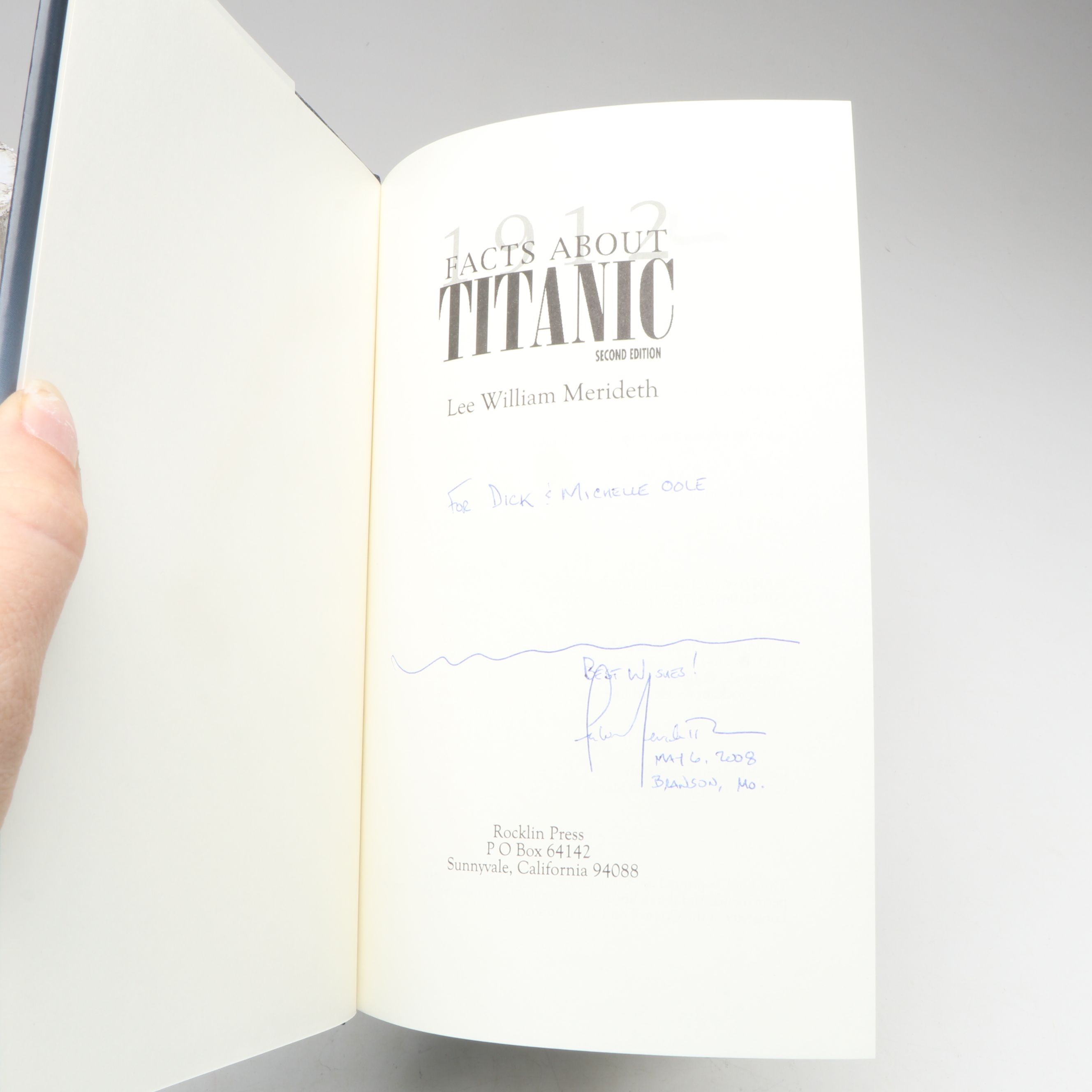 Signed Illustrated Edition "A Night to Remember" by Walter Lord and More Books