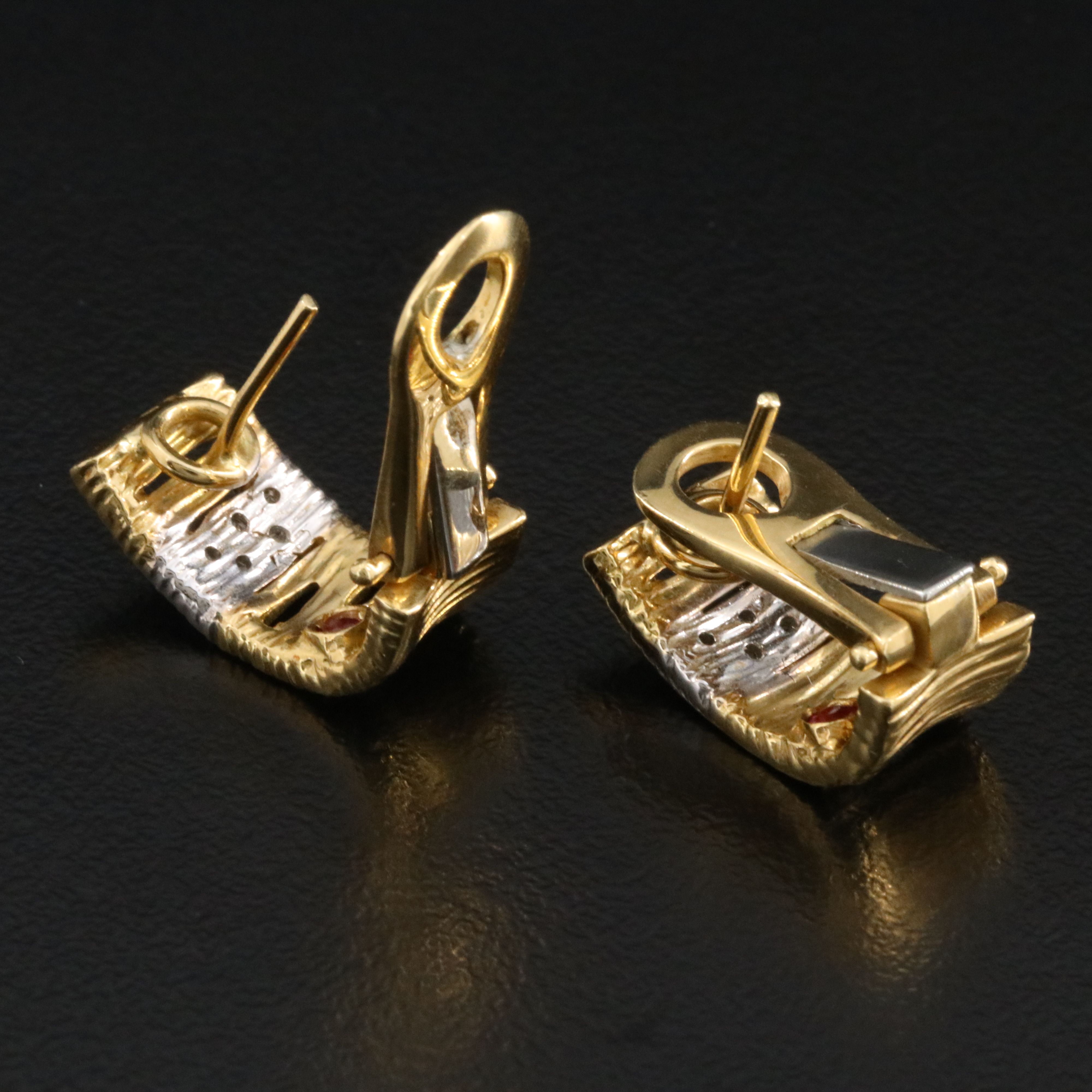 Roberto Coin Elefantino 18K Diamond Earrings
