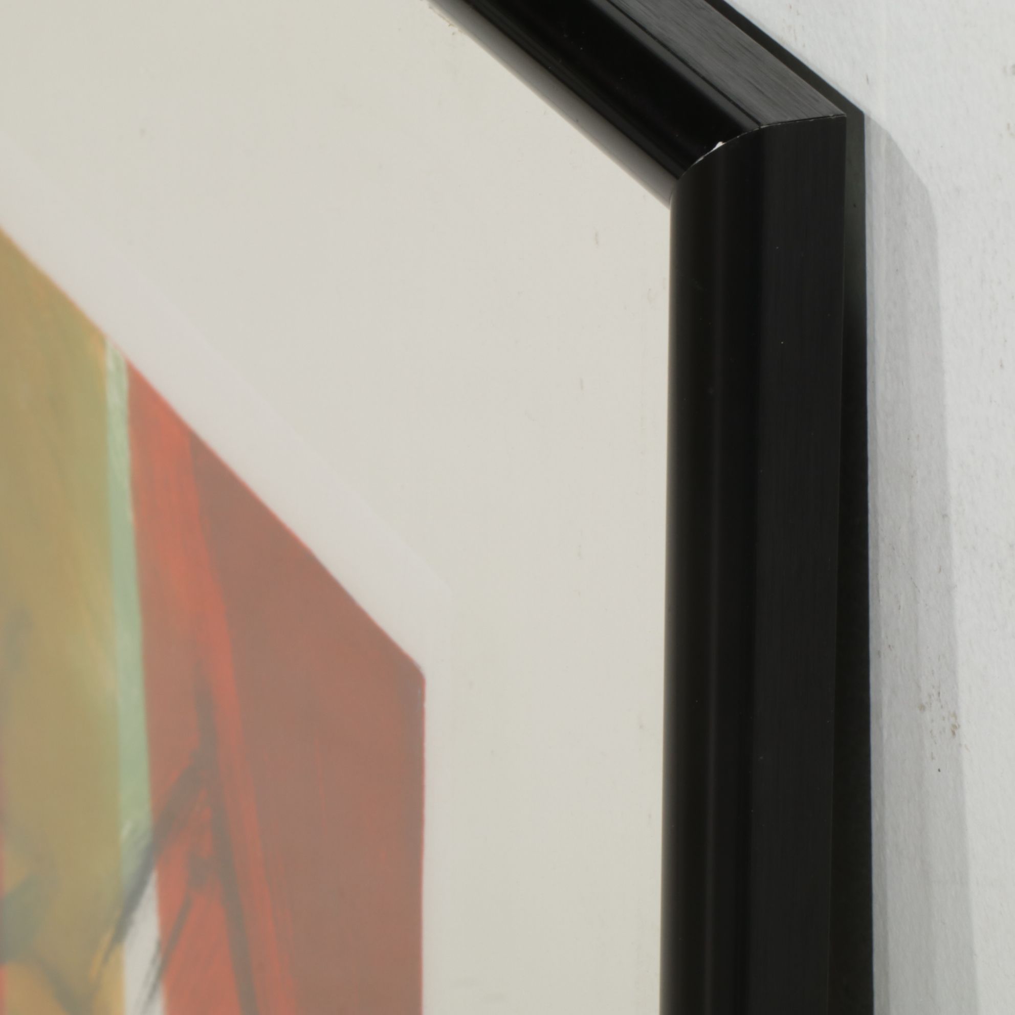 Janet O'Neal Abstract Expressionist Monoprint Portrait "Seat of the Soul"