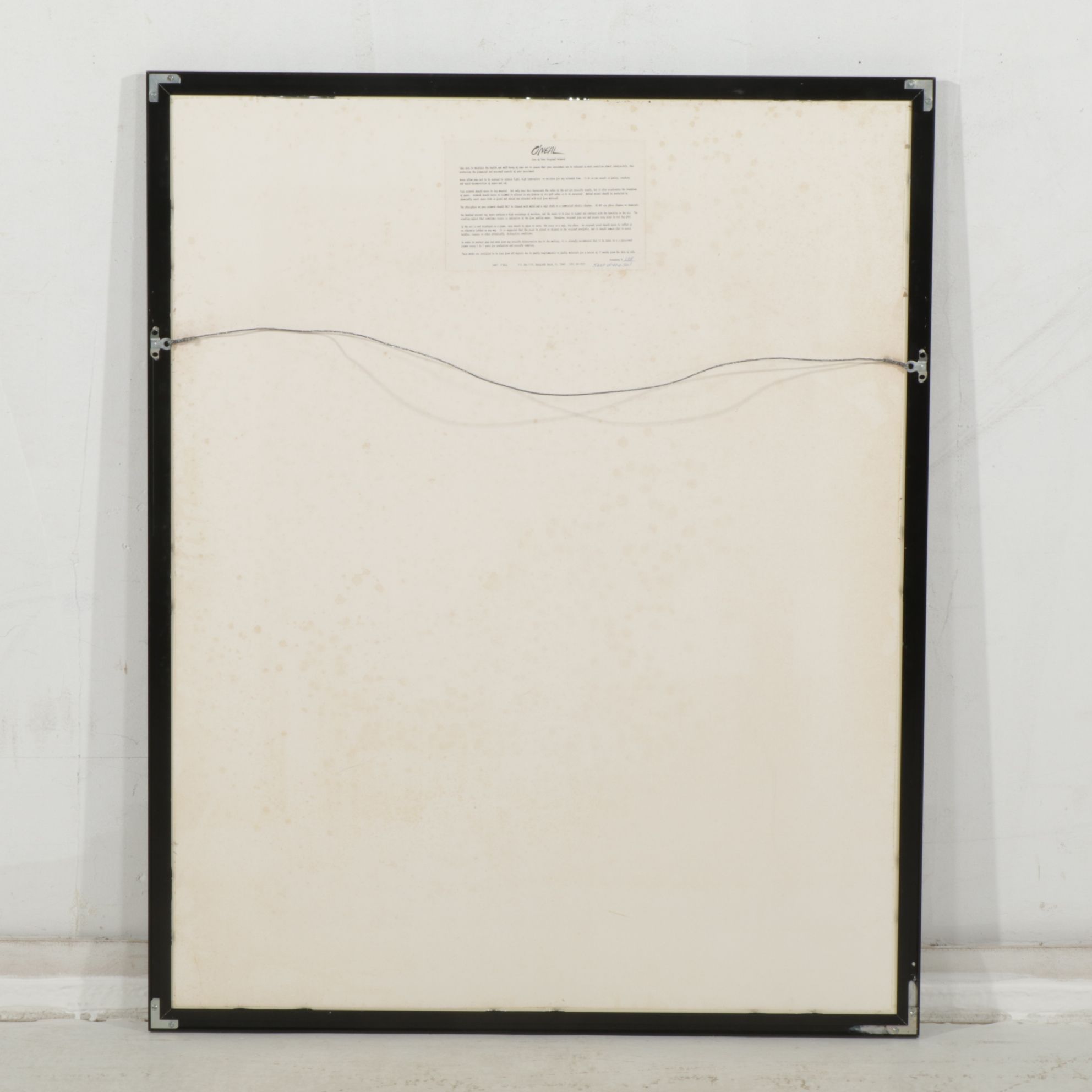 Janet O'Neal Abstract Expressionist Monoprint Portrait "Seat of the Soul"