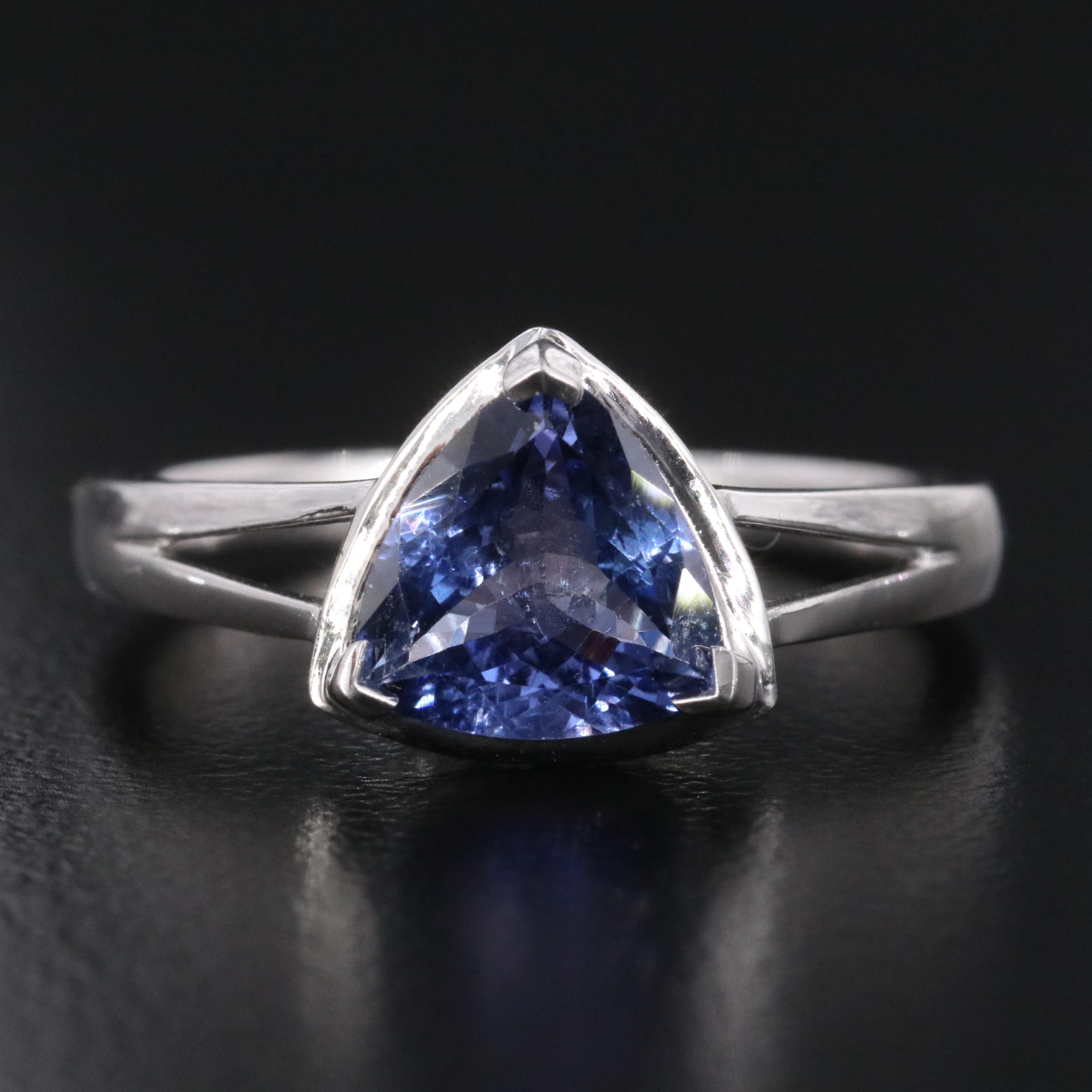 Oscar Friedman Sterling Tanzanite Ring