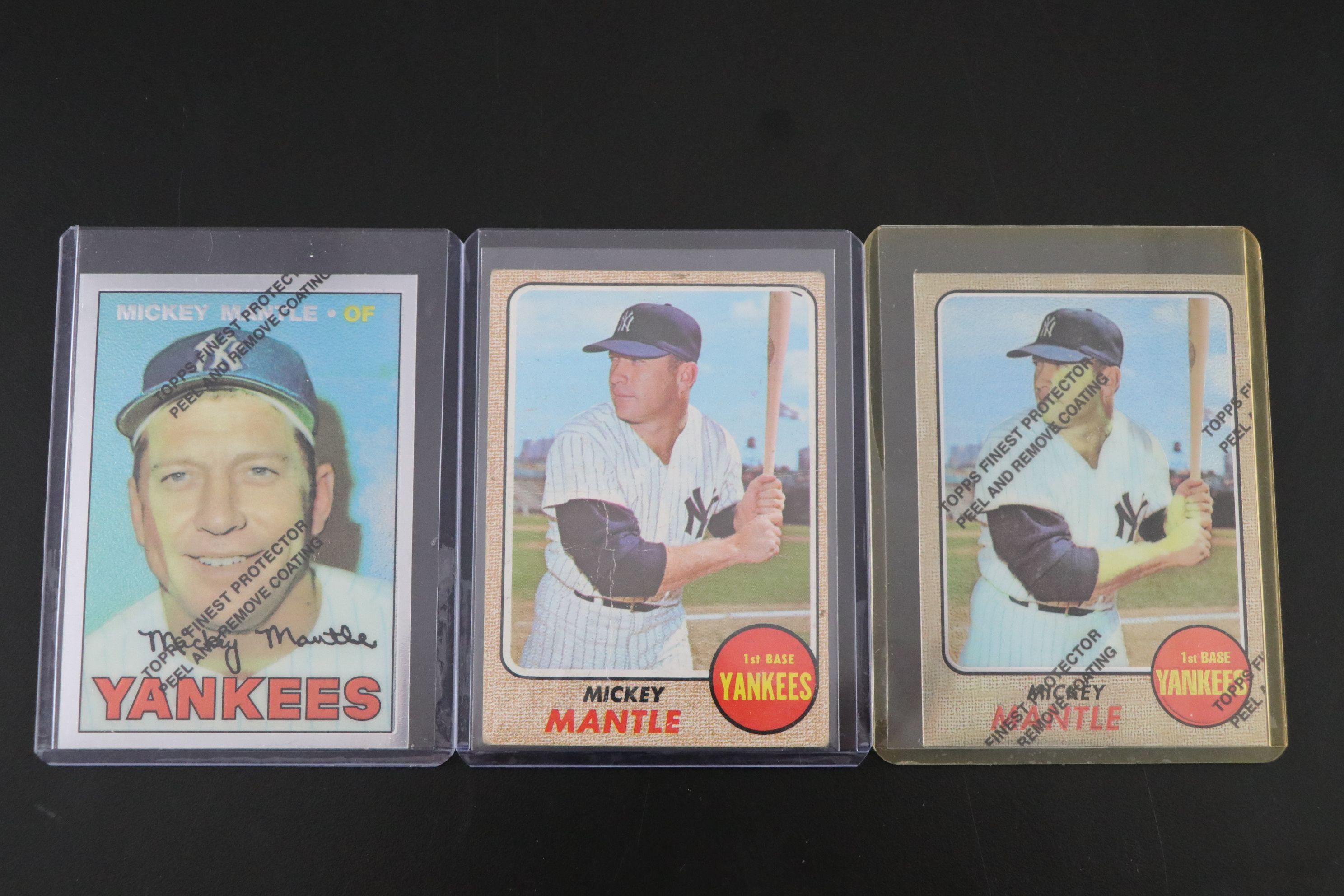 Topps Baseball Card Collection Featuring Mickey Mantel & More