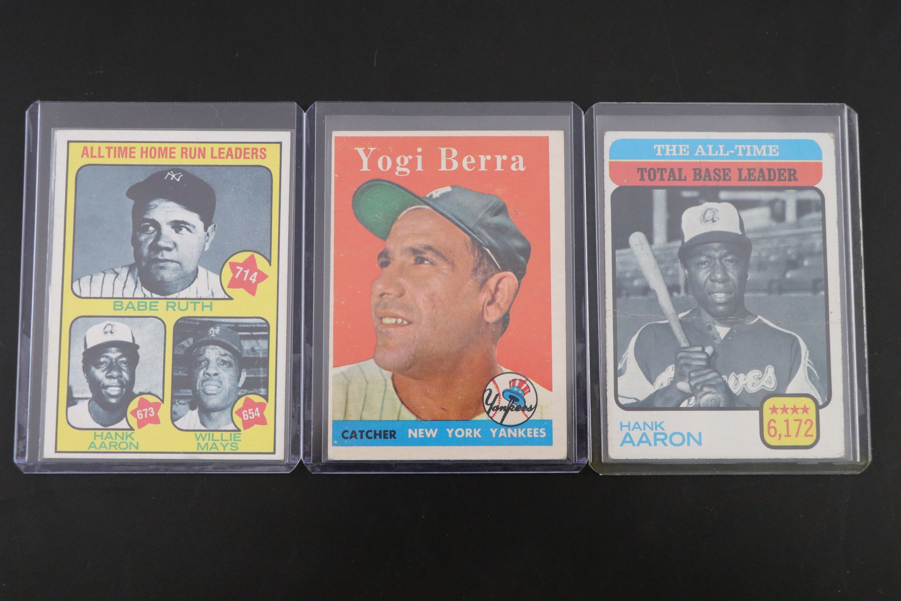 Topps Baseball Card Collection Featuring Mickey Mantel & More