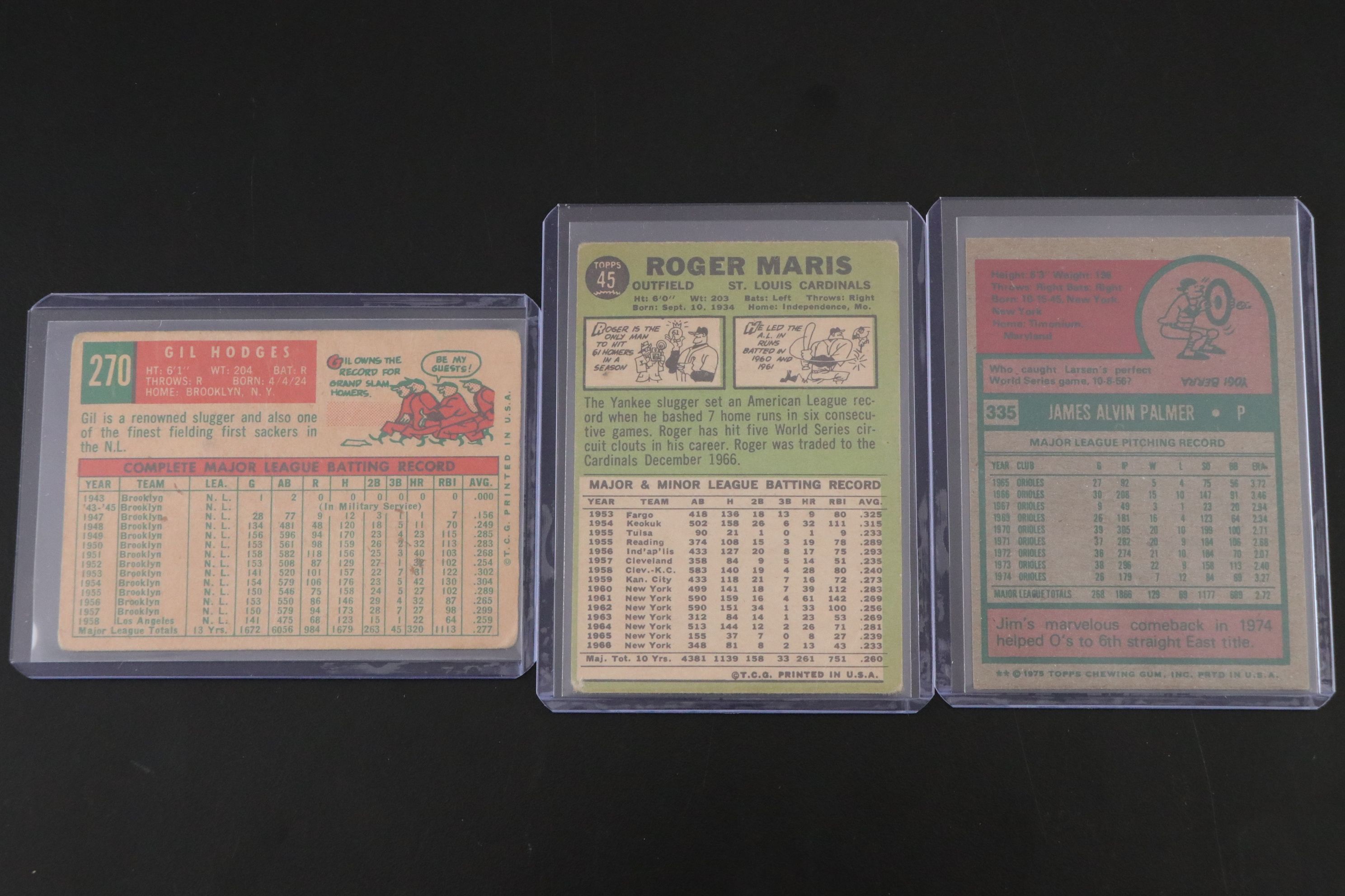 Topps Baseball Card Collection Featuring Mickey Mantel & More