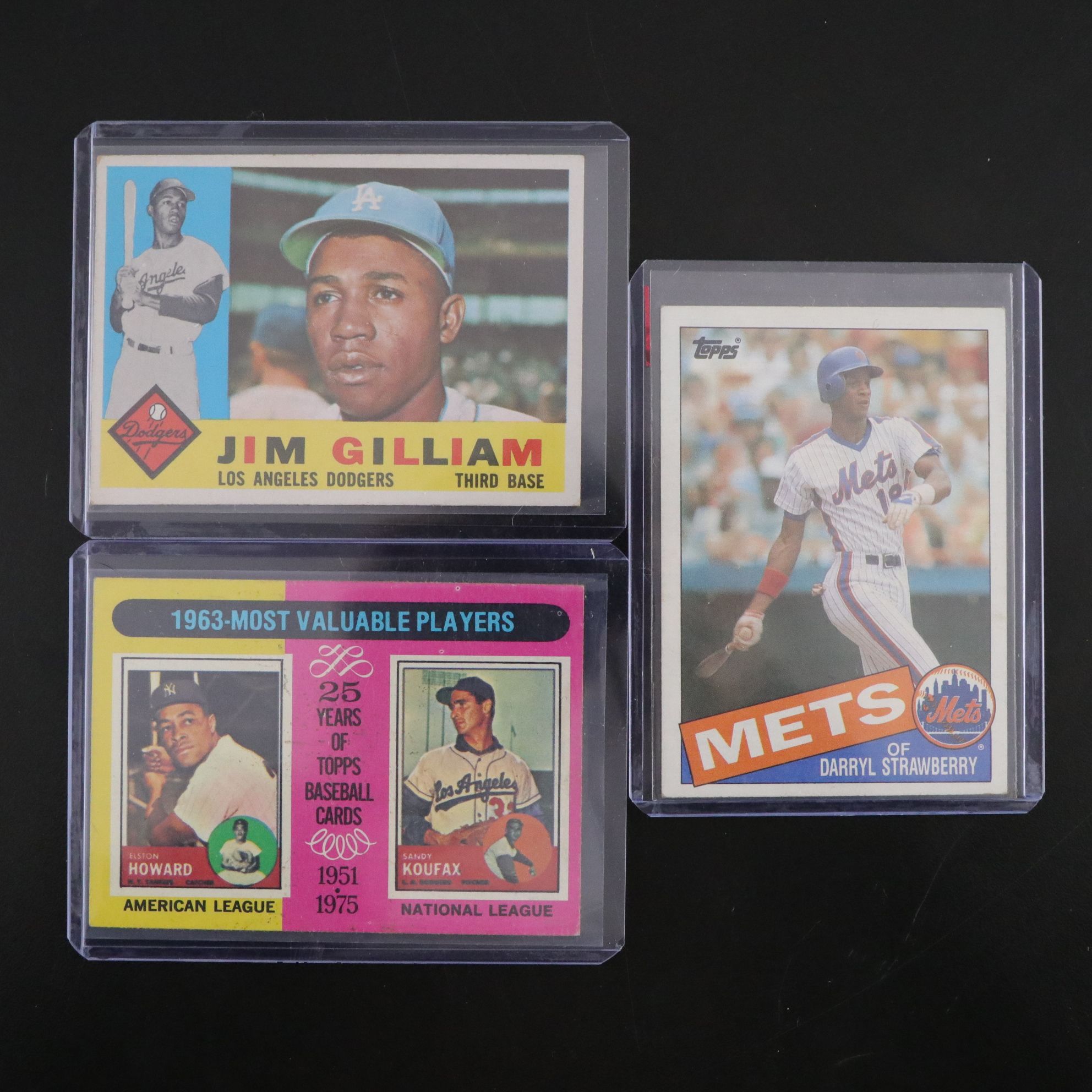 Topps Baseball Card Collection Featuring Mickey Mantel & More