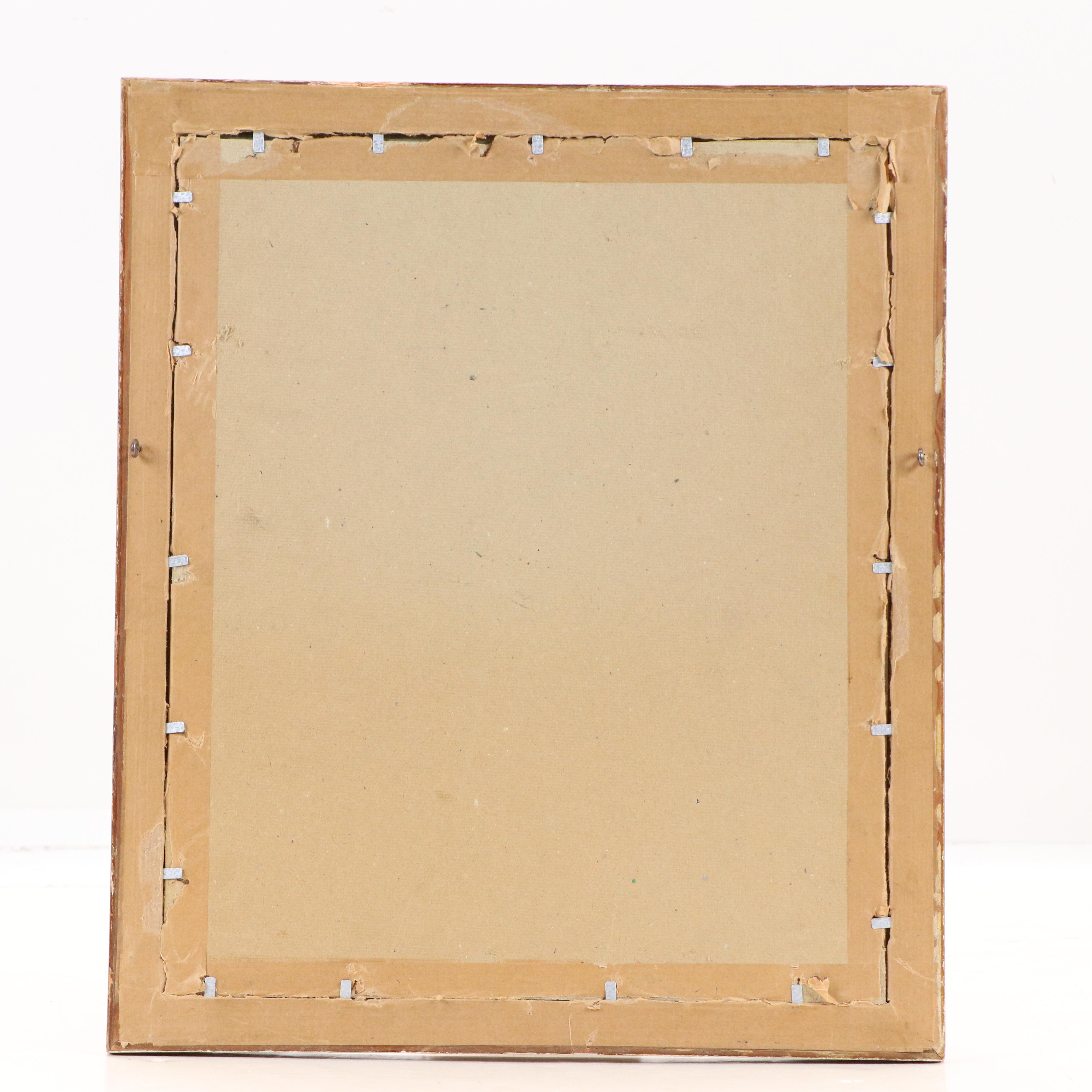 Watercolor Painting Depicting Israeli Young Child and Older Man, 1931