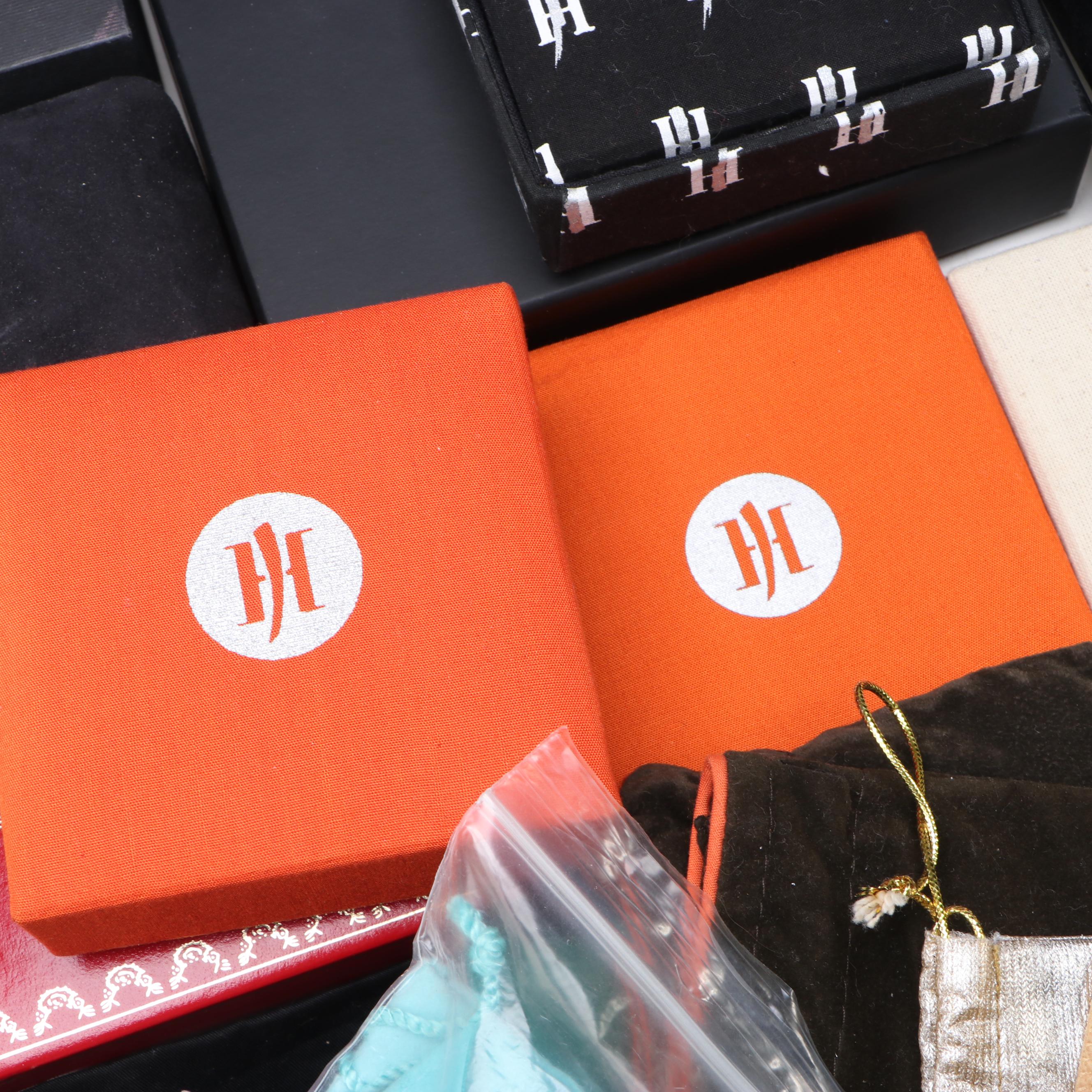 Tiffany & Co., Cartier, David Yurman and Other Jewelry Boxes, Boxes & Dust Bags