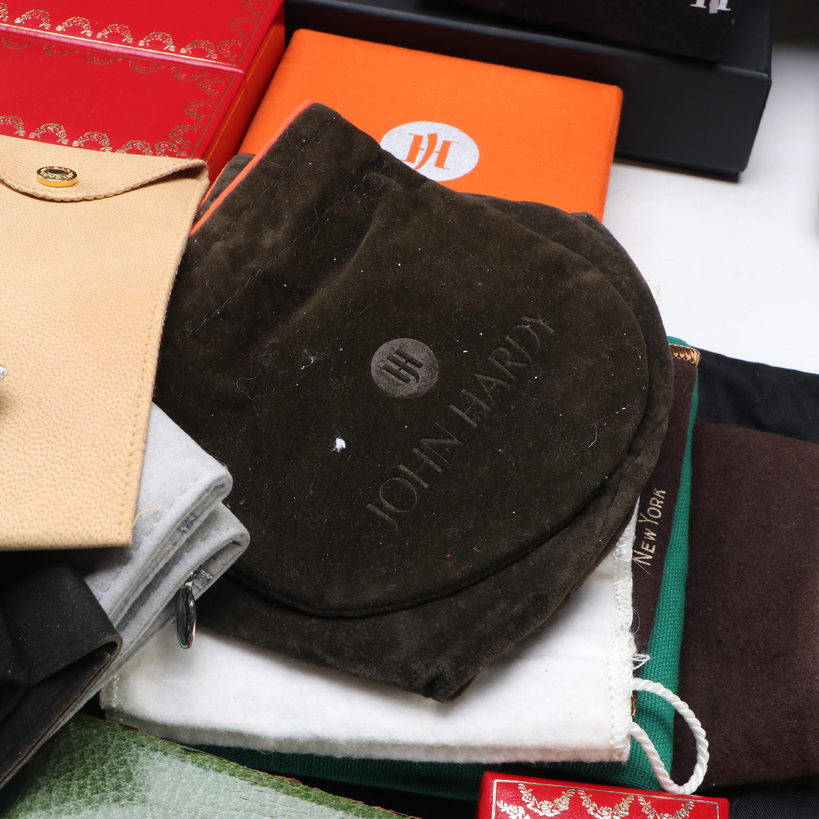 Tiffany & Co., Cartier, David Yurman and Other Jewelry Boxes, Boxes & Dust Bags