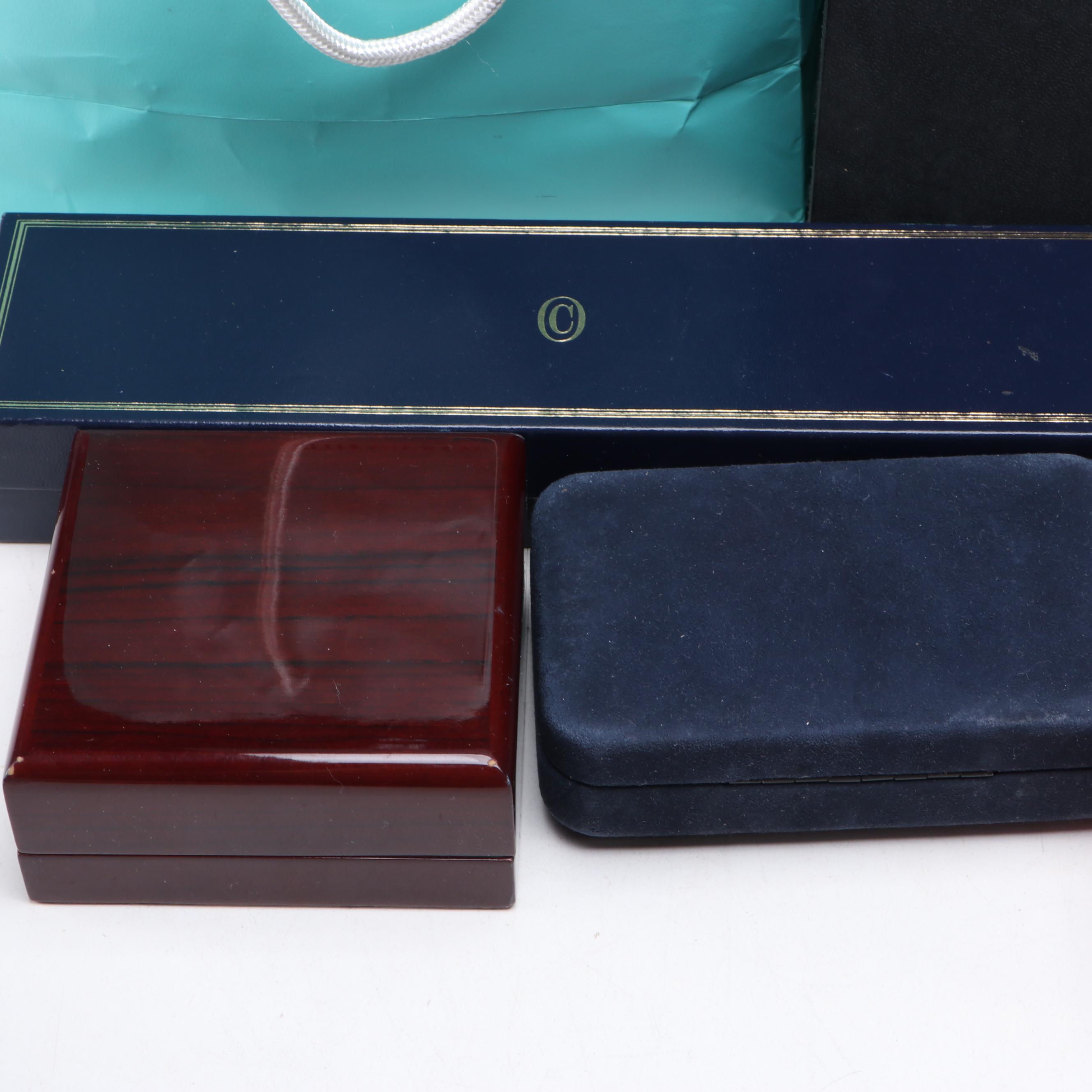 Tiffany & Co., Cartier, David Yurman and Other Jewelry Boxes, Boxes & Dust Bags