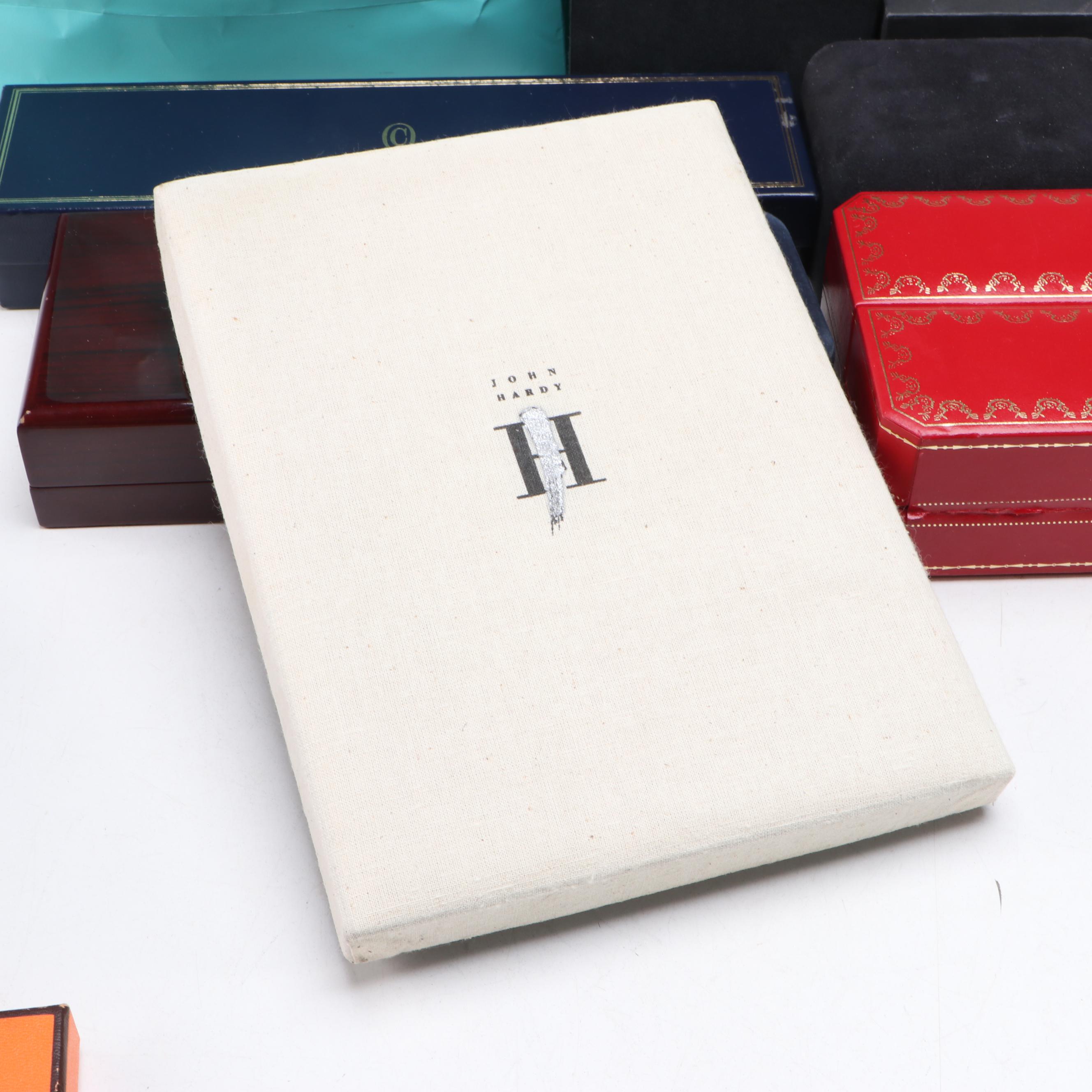 Tiffany & Co., Cartier, David Yurman and Other Jewelry Boxes, Boxes & Dust Bags