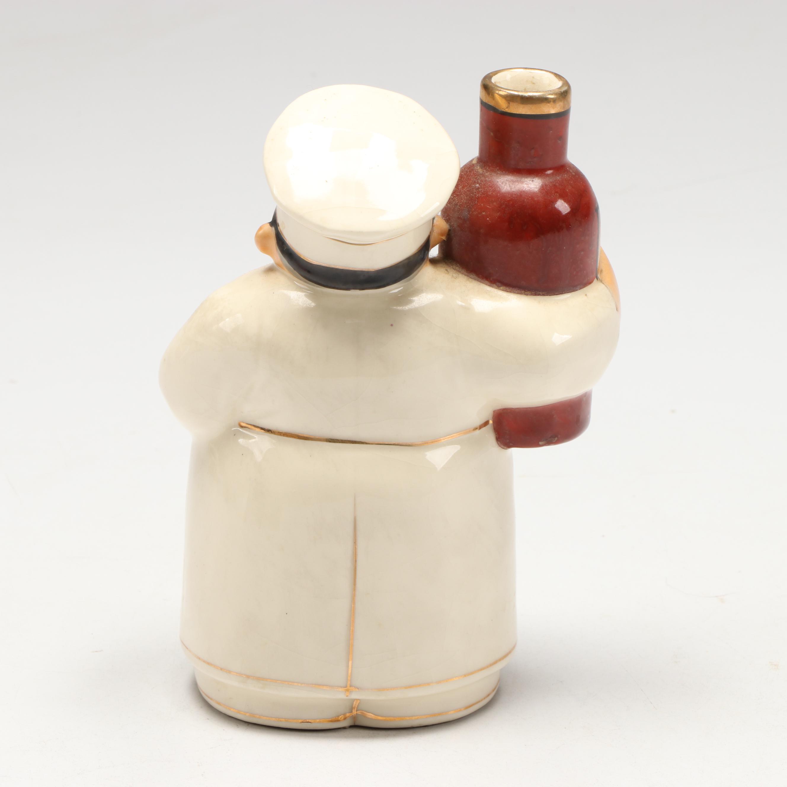 Jim Beam Chili Championship Bourbon Decanter with Japanese Chef Figure