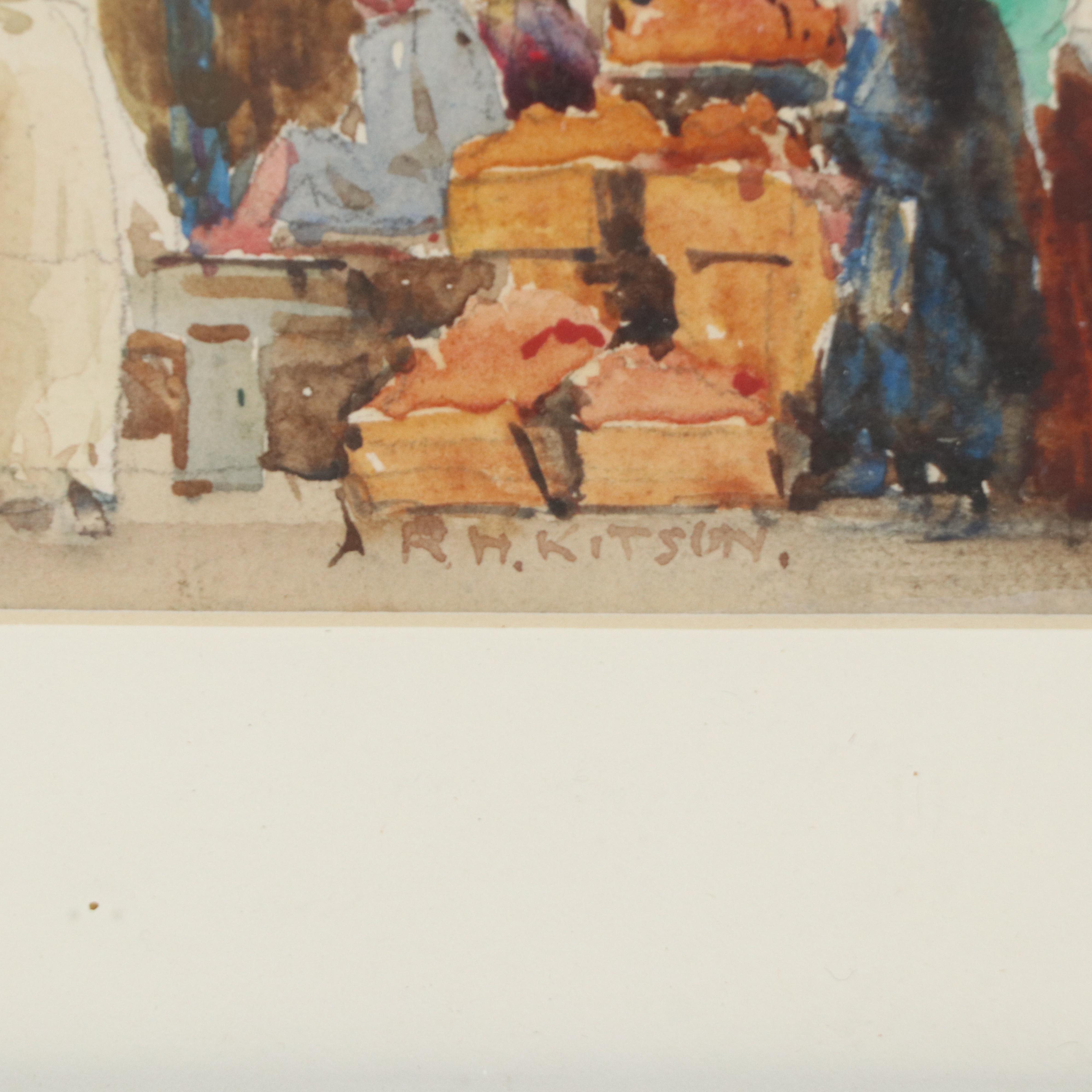 Robert Hawthorn Kitson Watercolor Painting "Kairouan," 1922