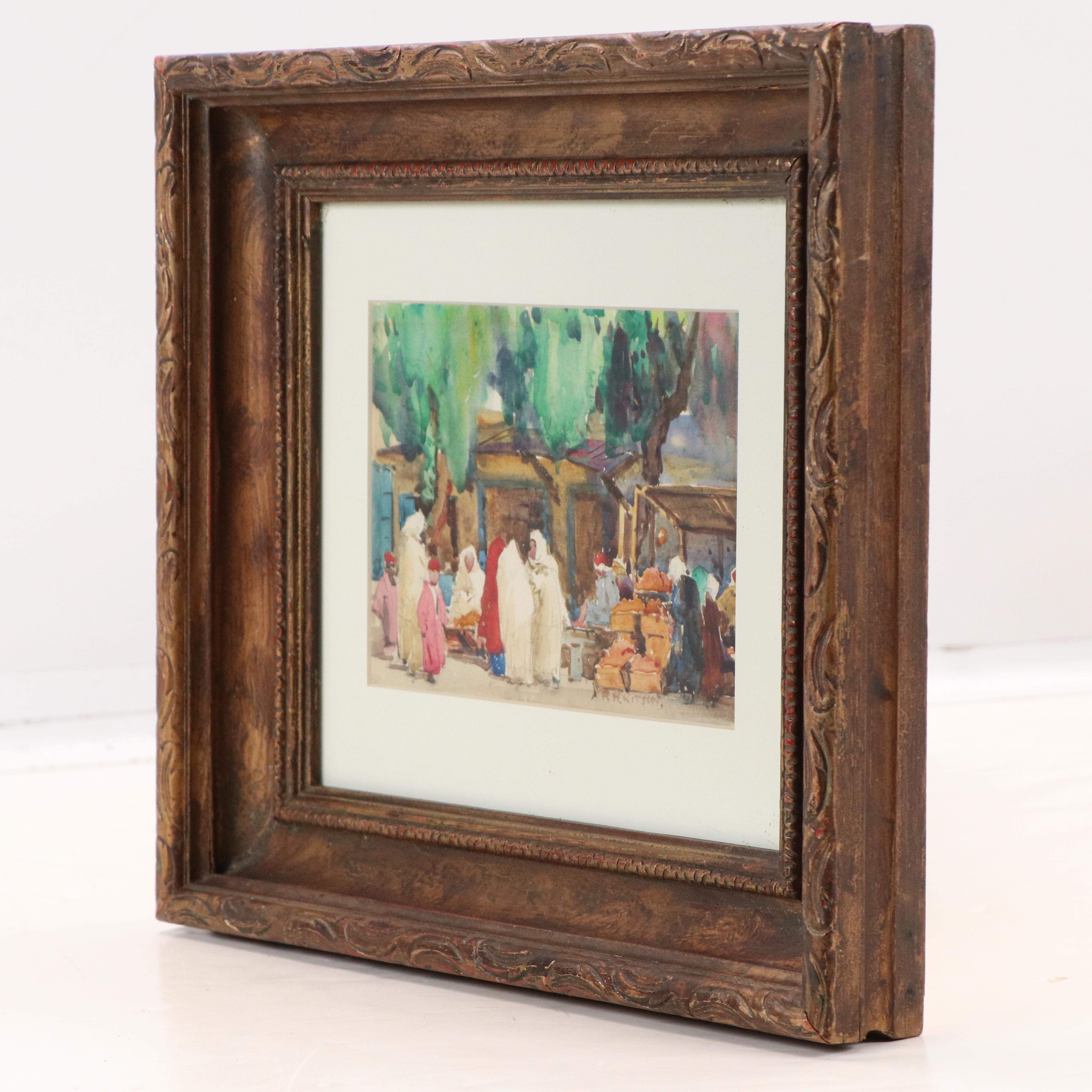 Robert Hawthorn Kitson Watercolor Painting "Kairouan," 1922
