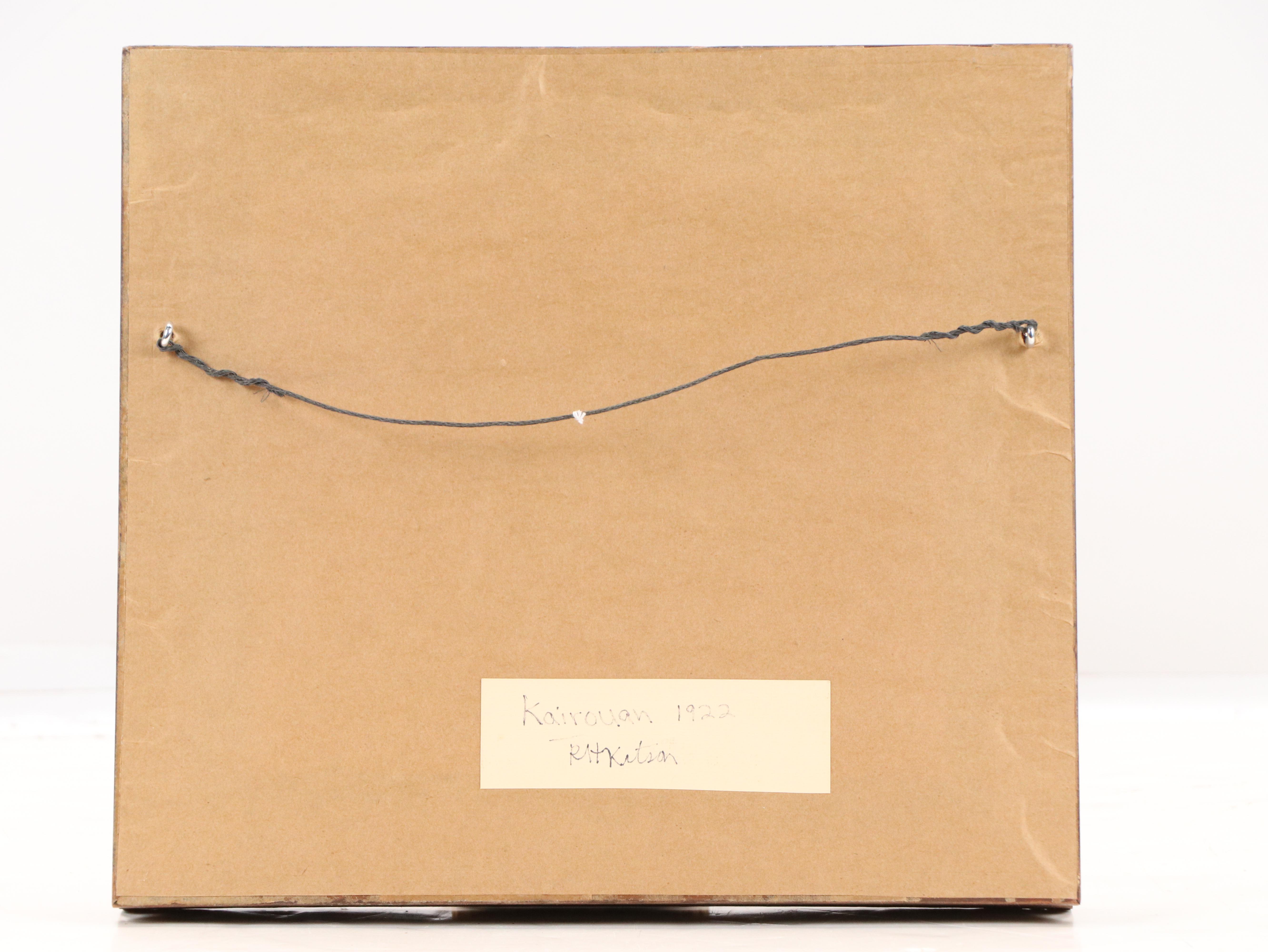 Robert Hawthorn Kitson Watercolor Painting "Kairouan," 1922