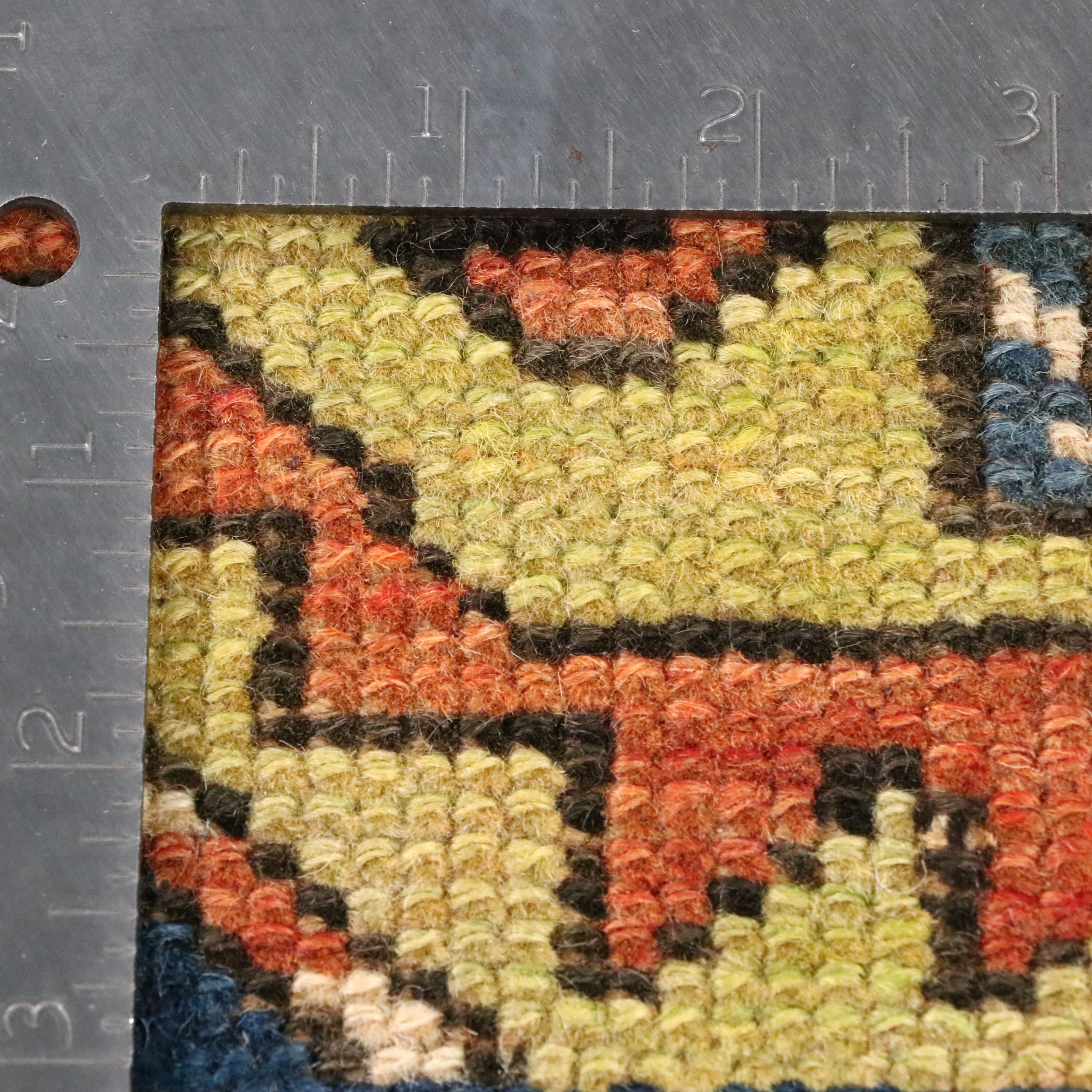 3'9 x 7'2 Hand-Knotted Caucasian Kazak Area Rug