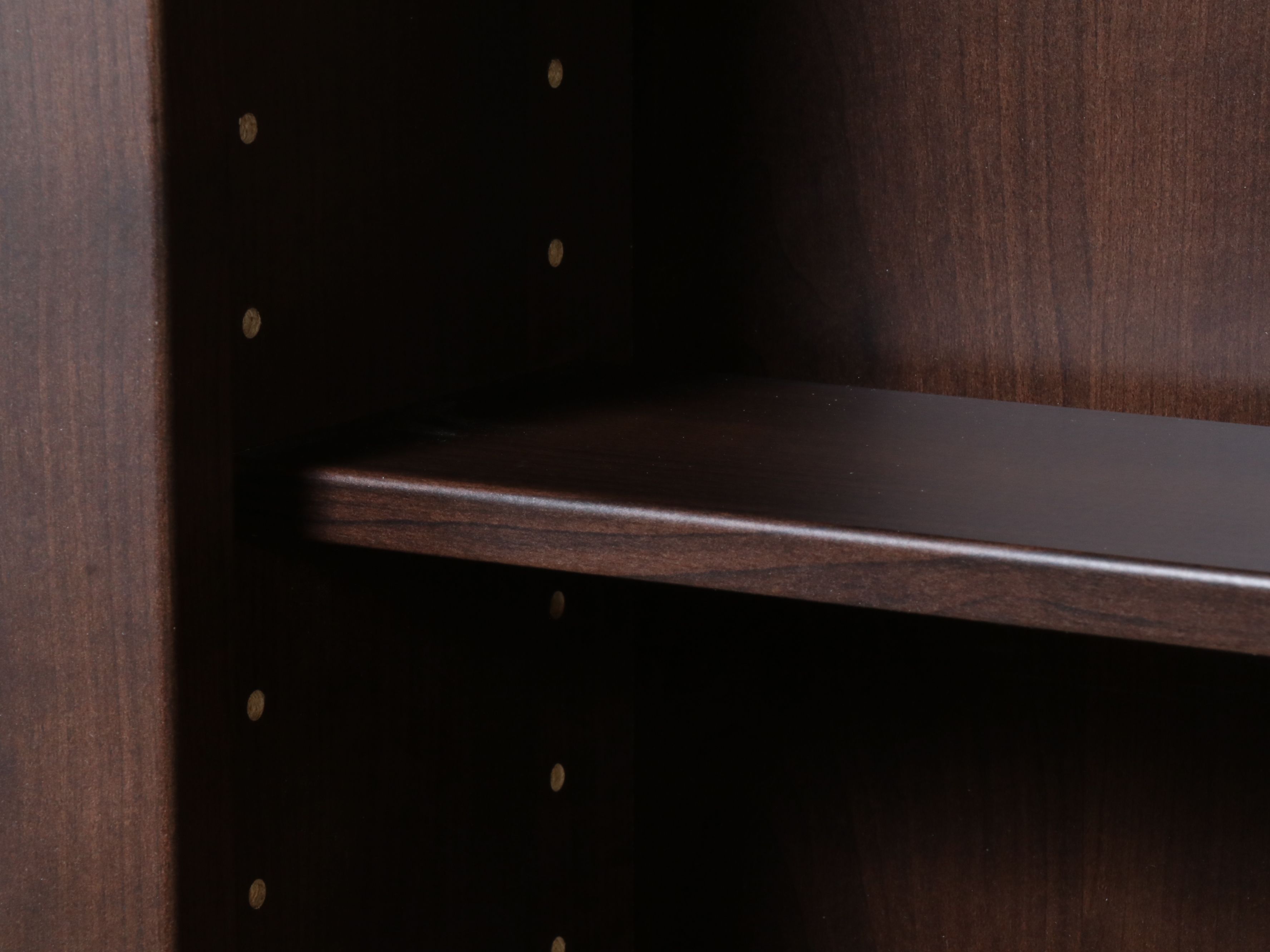 Traditional Style Mahogany Finish Bookcase