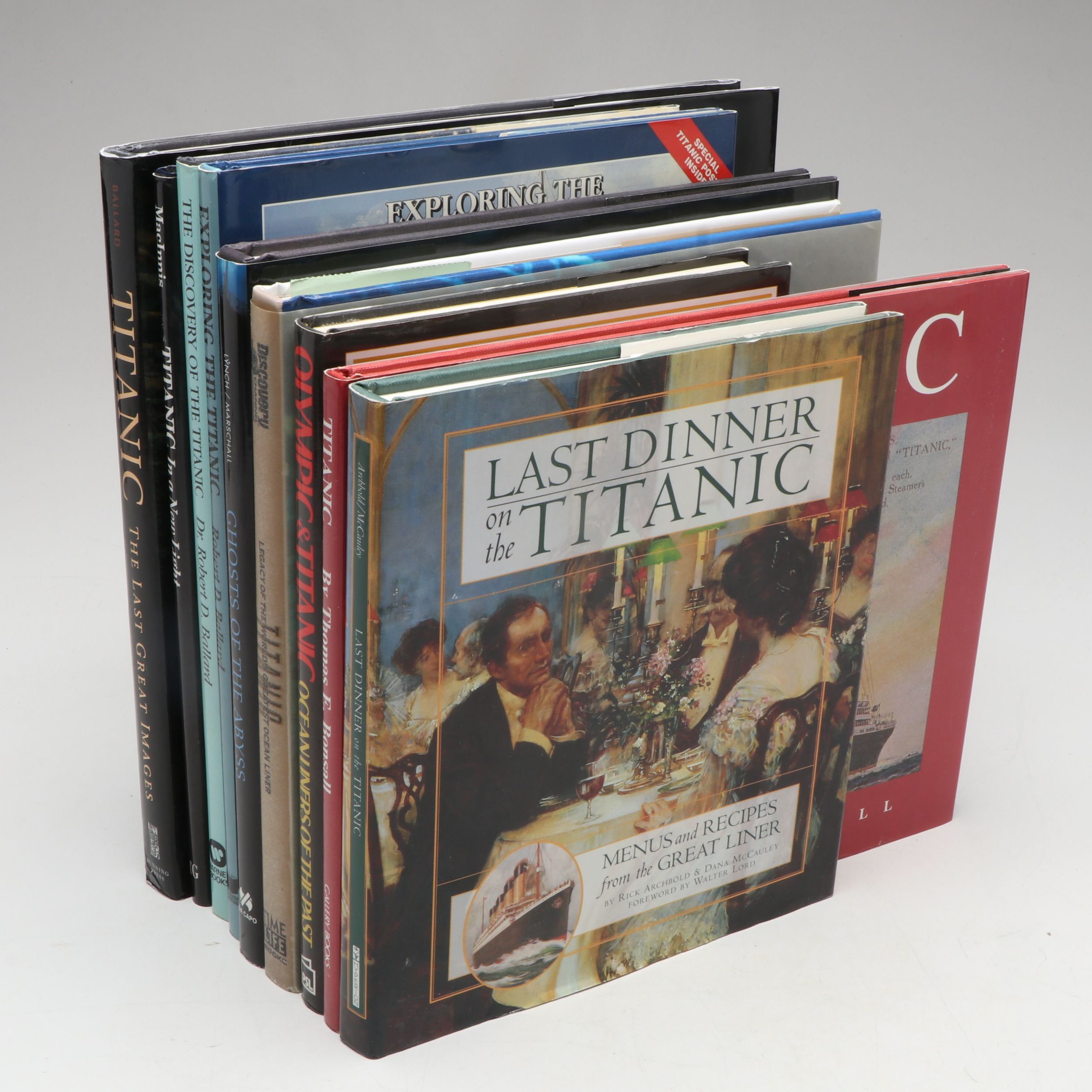 First Edition "Last Dinner on the Titanic" by Rick Archbold and More Books