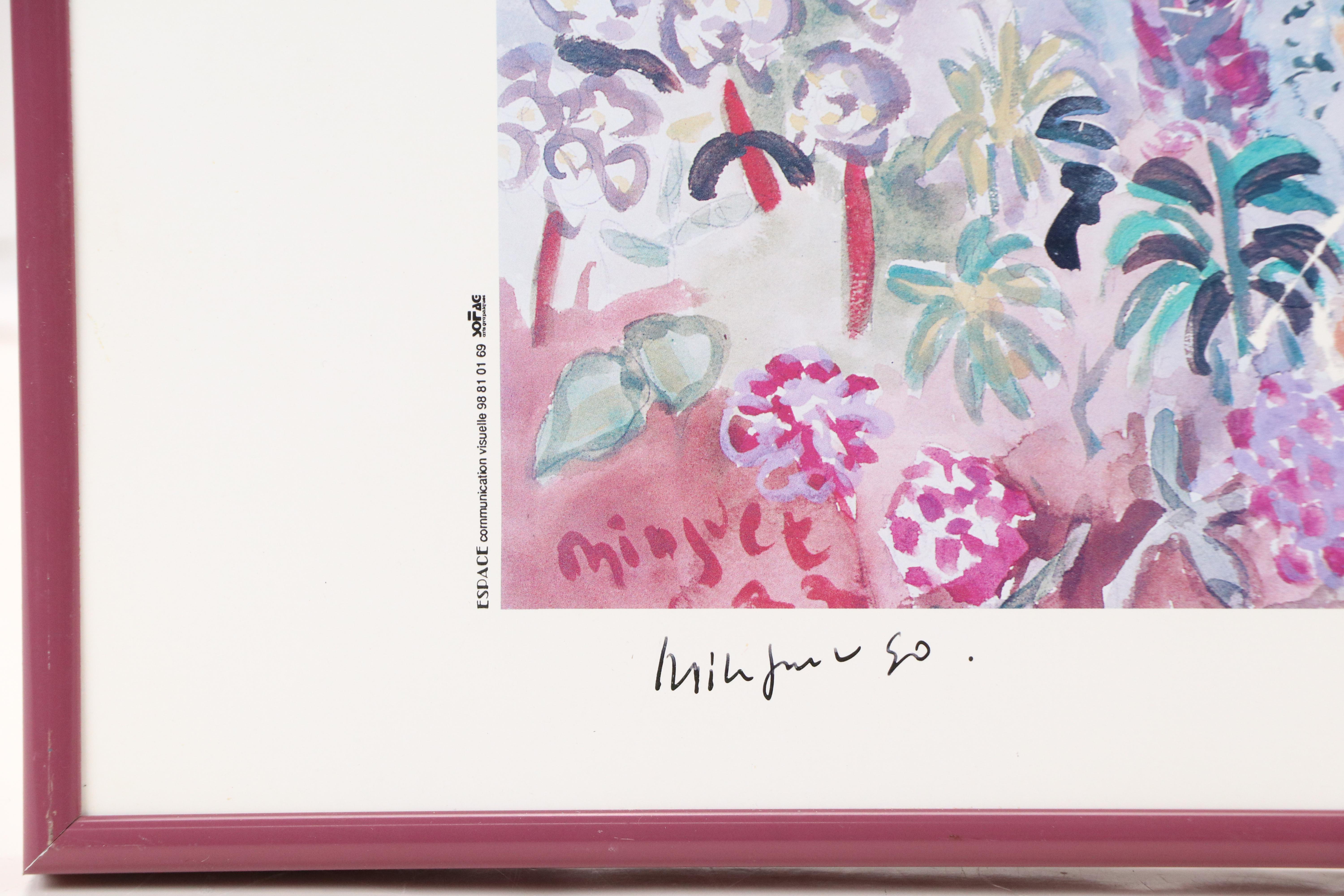 Alexandre Minguet Offset Lithograph "Maison du Peintre à Pont-Aven," 1990