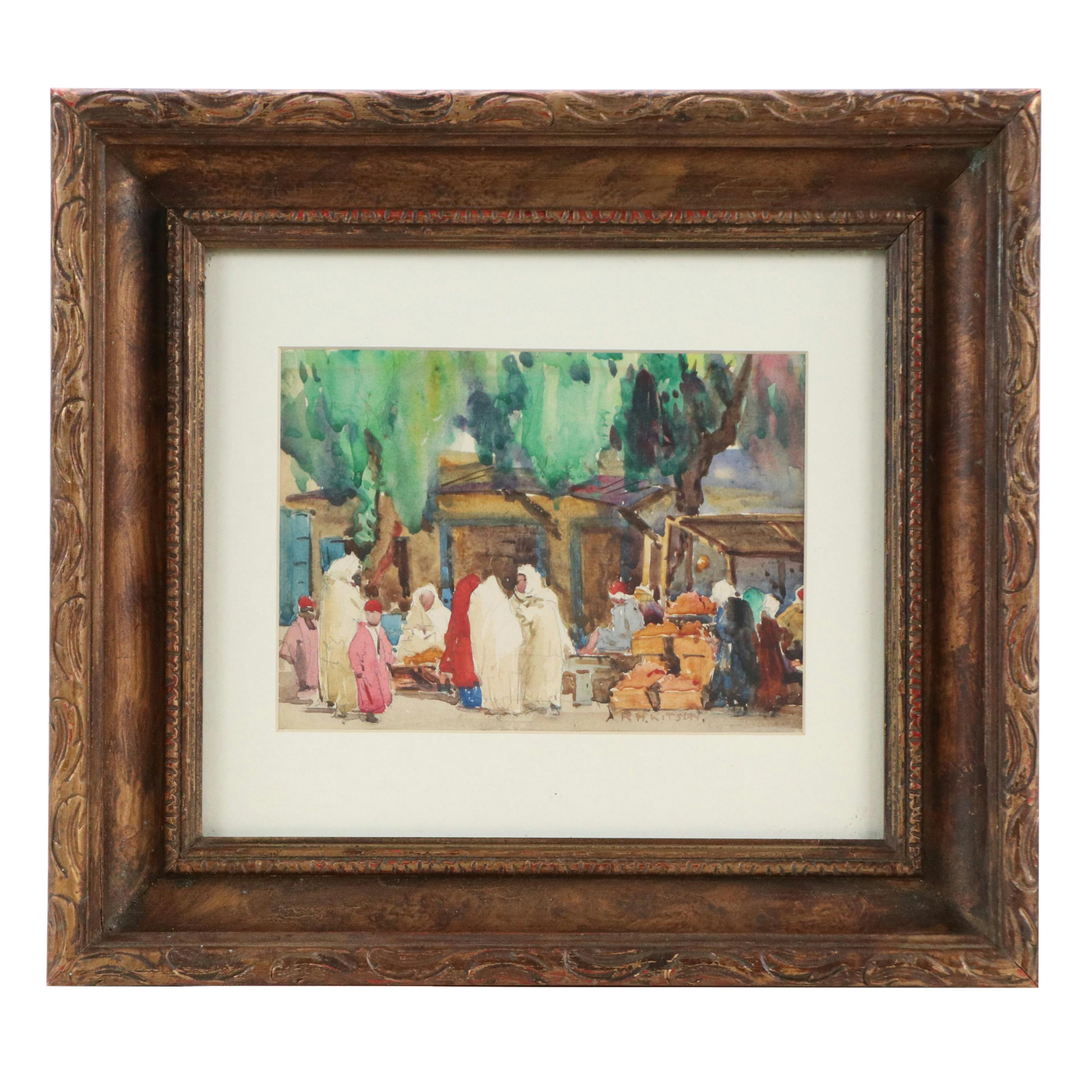 Robert Hawthorn Kitson Watercolor Painting "Kairouan," 1922