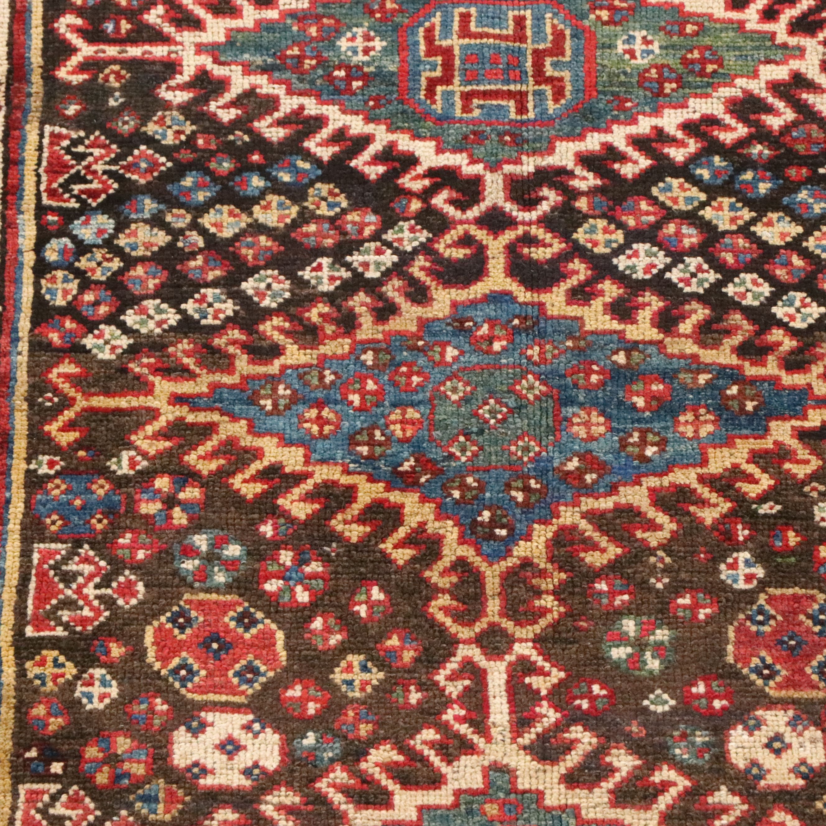 3'2 x 5'3 Hand-Knotted Western Turkish Village Accent Rug