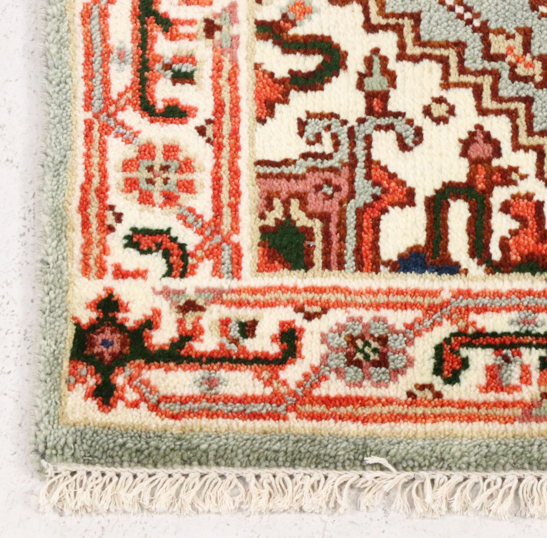 2'6 x 8'2 Hand-Knotted Pakistani Kazak Carpet Runner