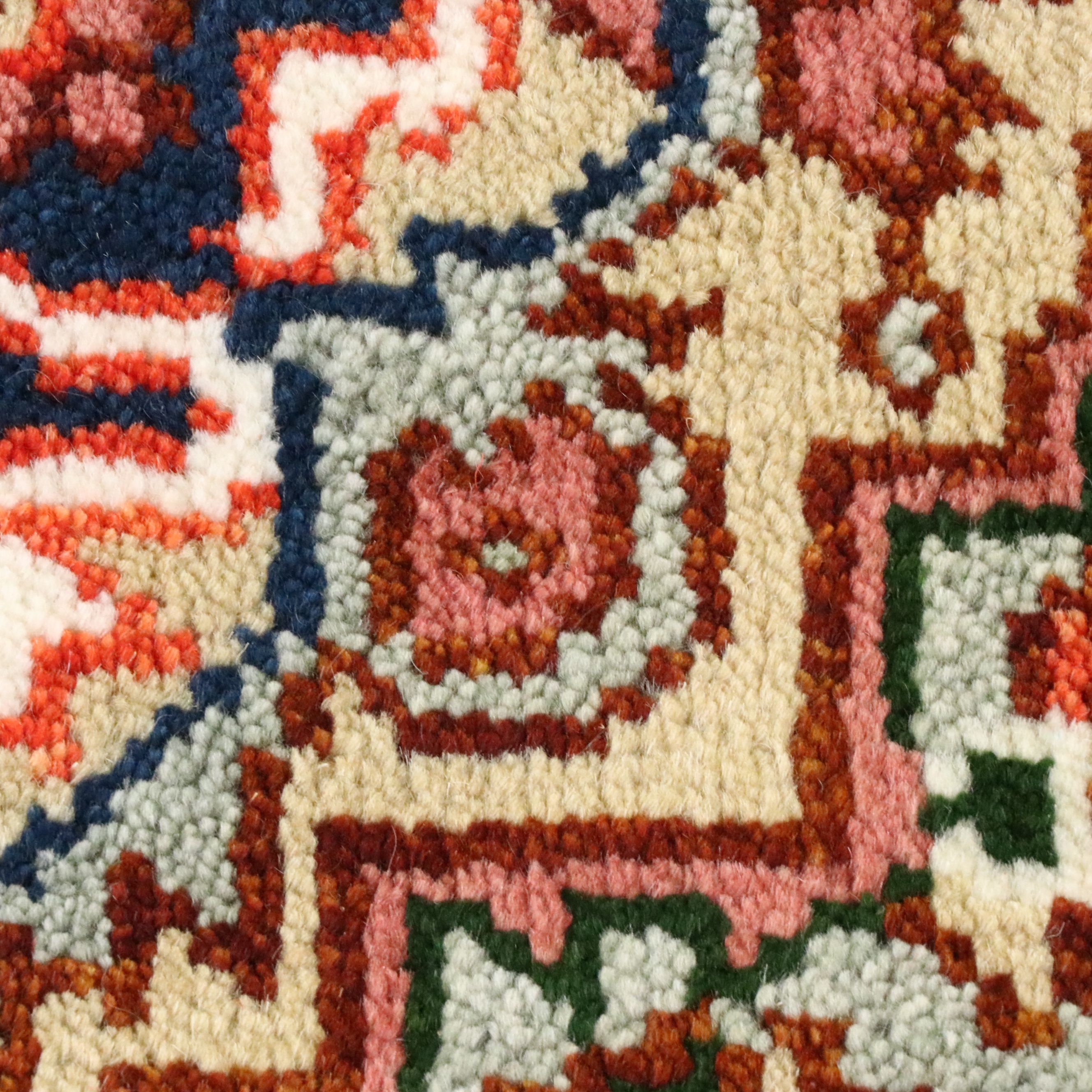 2'6 x 8'2 Hand-Knotted Pakistani Kazak Carpet Runner