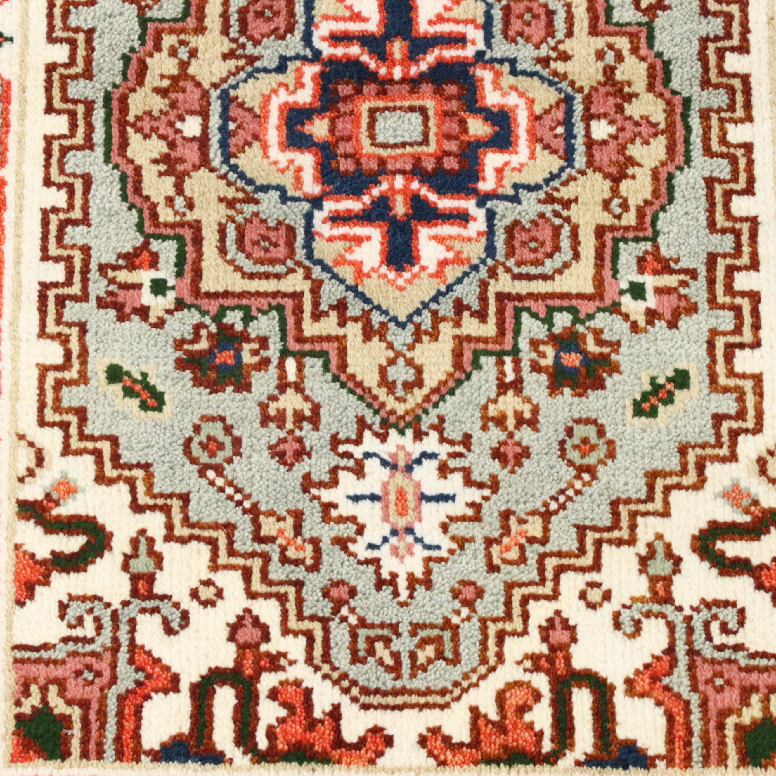 2'6 x 8'2 Hand-Knotted Pakistani Kazak Carpet Runner
