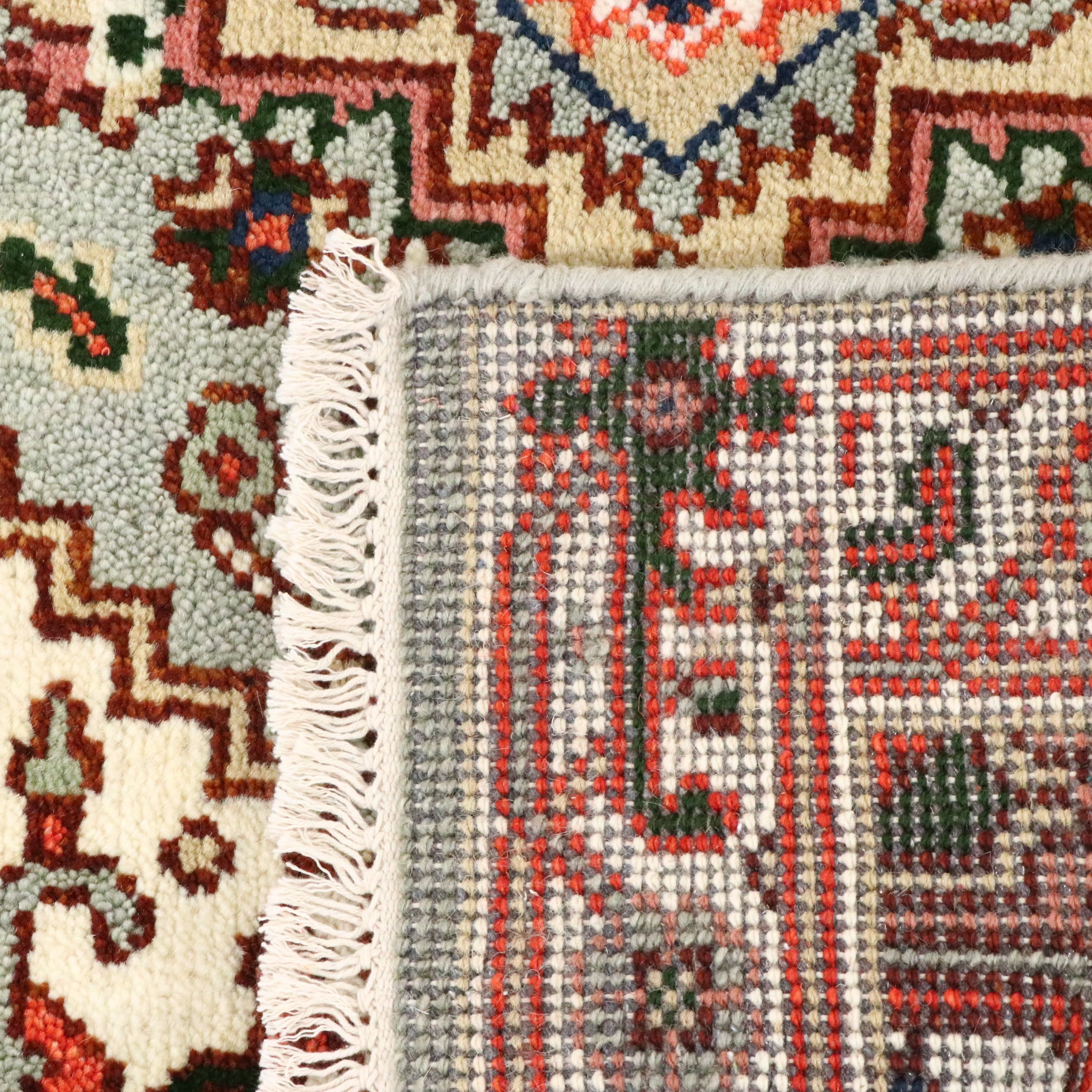 2'6 x 8'2 Hand-Knotted Pakistani Kazak Carpet Runner
