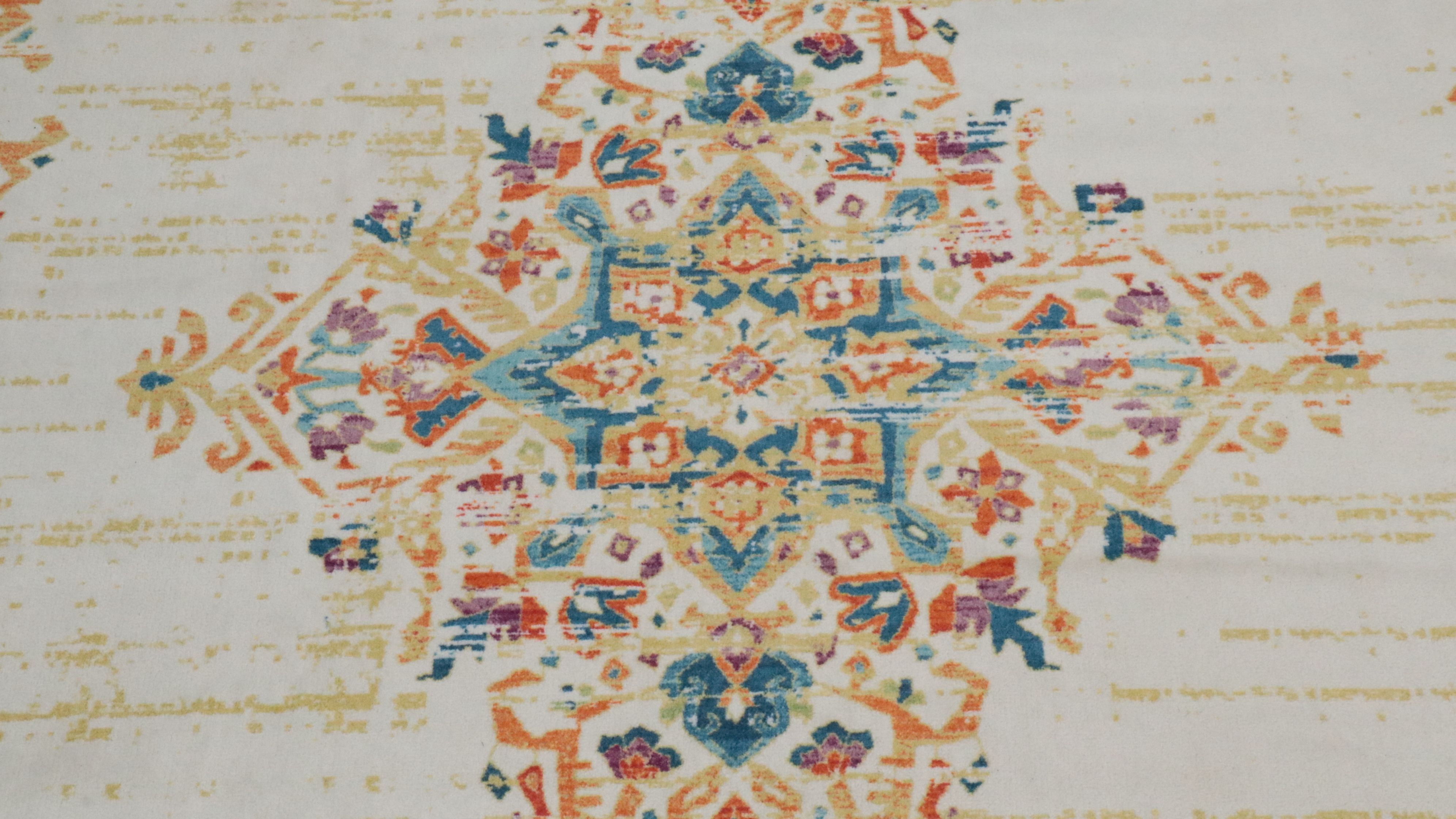 9'11 x 13'11 Machine Made and Printed Oriental Style Room Sized Rug