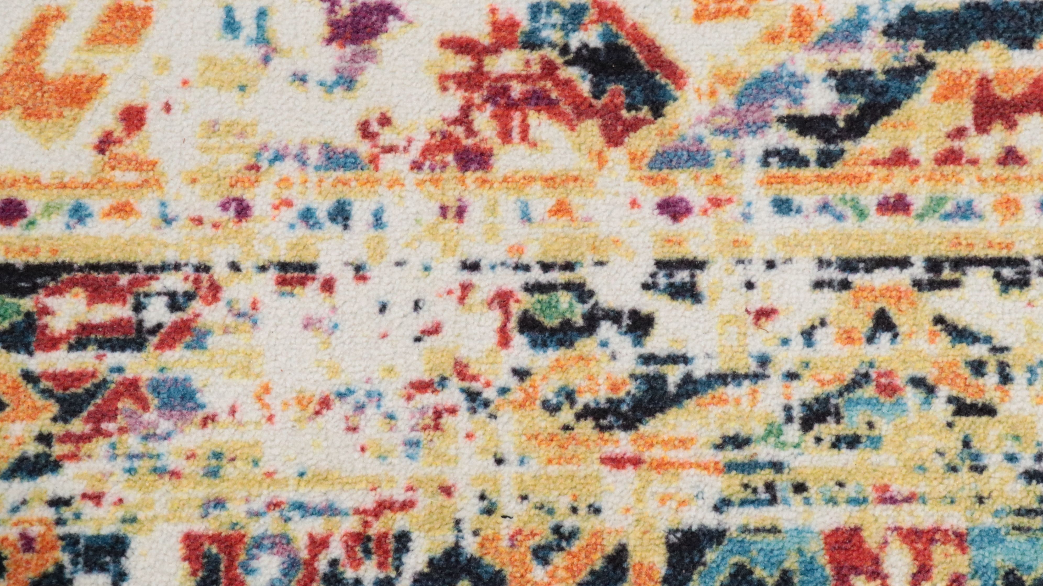 9'11 x 13'11 Machine Made and Printed Oriental Style Room Sized Rug