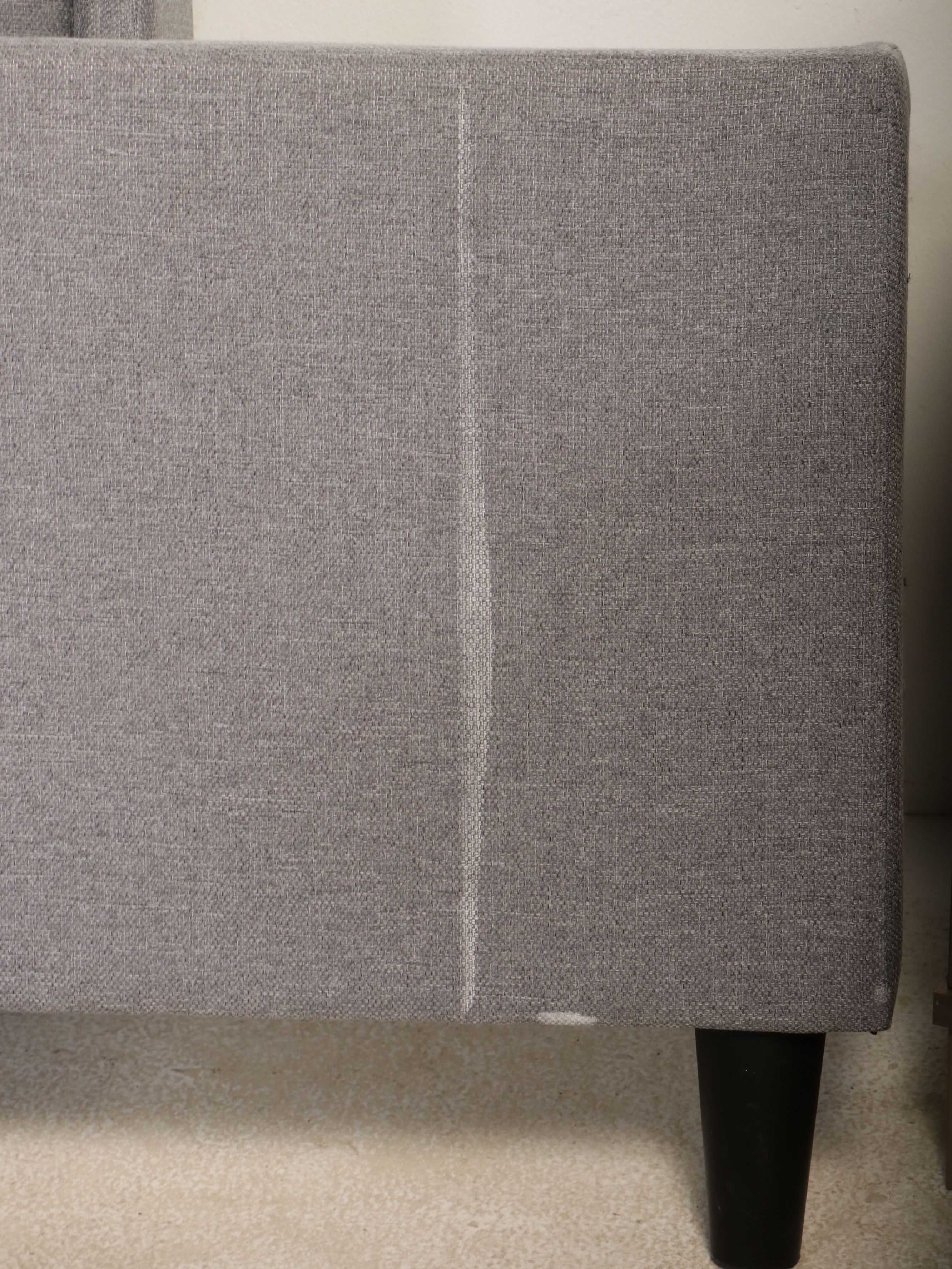 Contemporary Upholstered Bed Frame with Nightstands