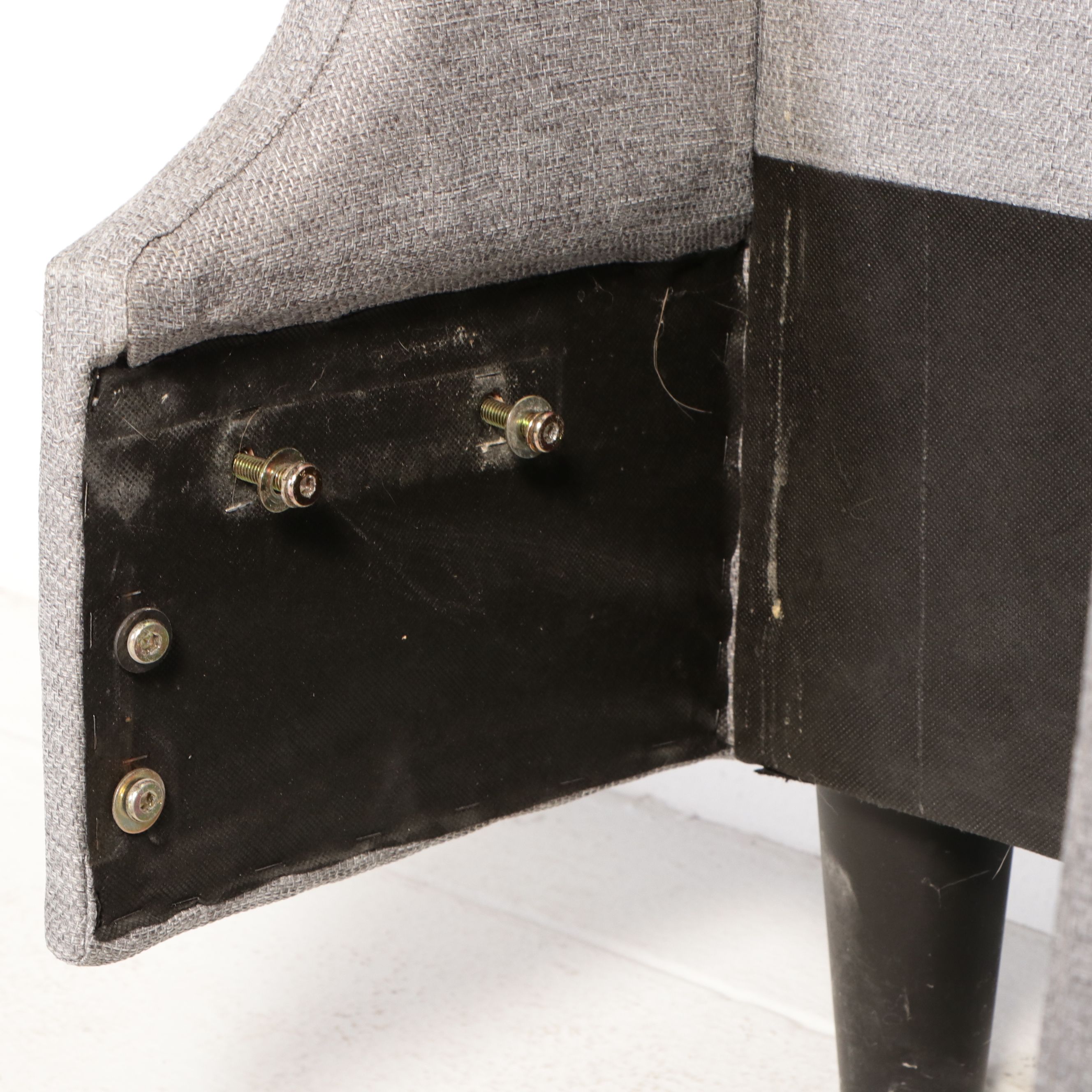 Contemporary Upholstered Bed Frame with Nightstands