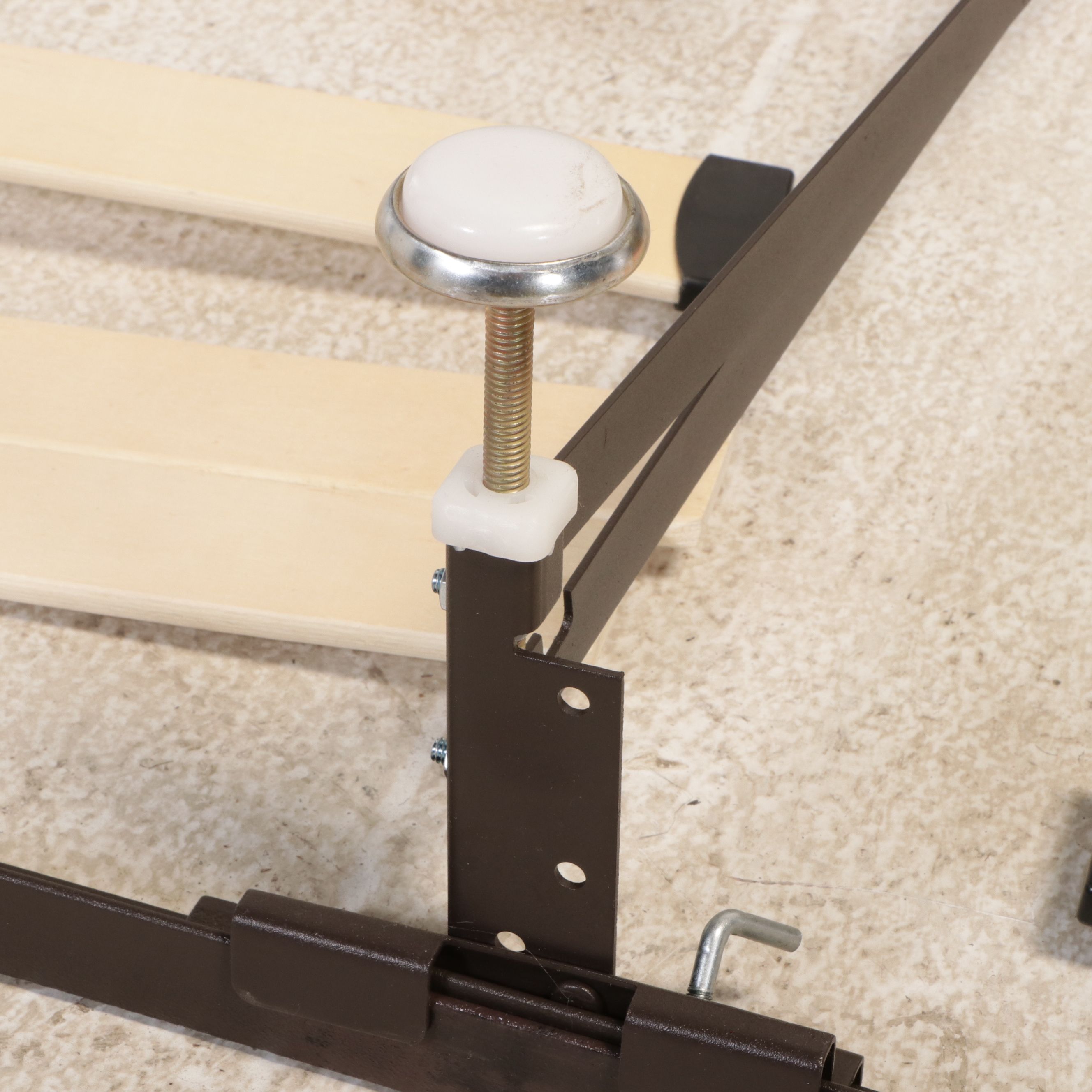 Contemporary Upholstered Bed Frame with Nightstands