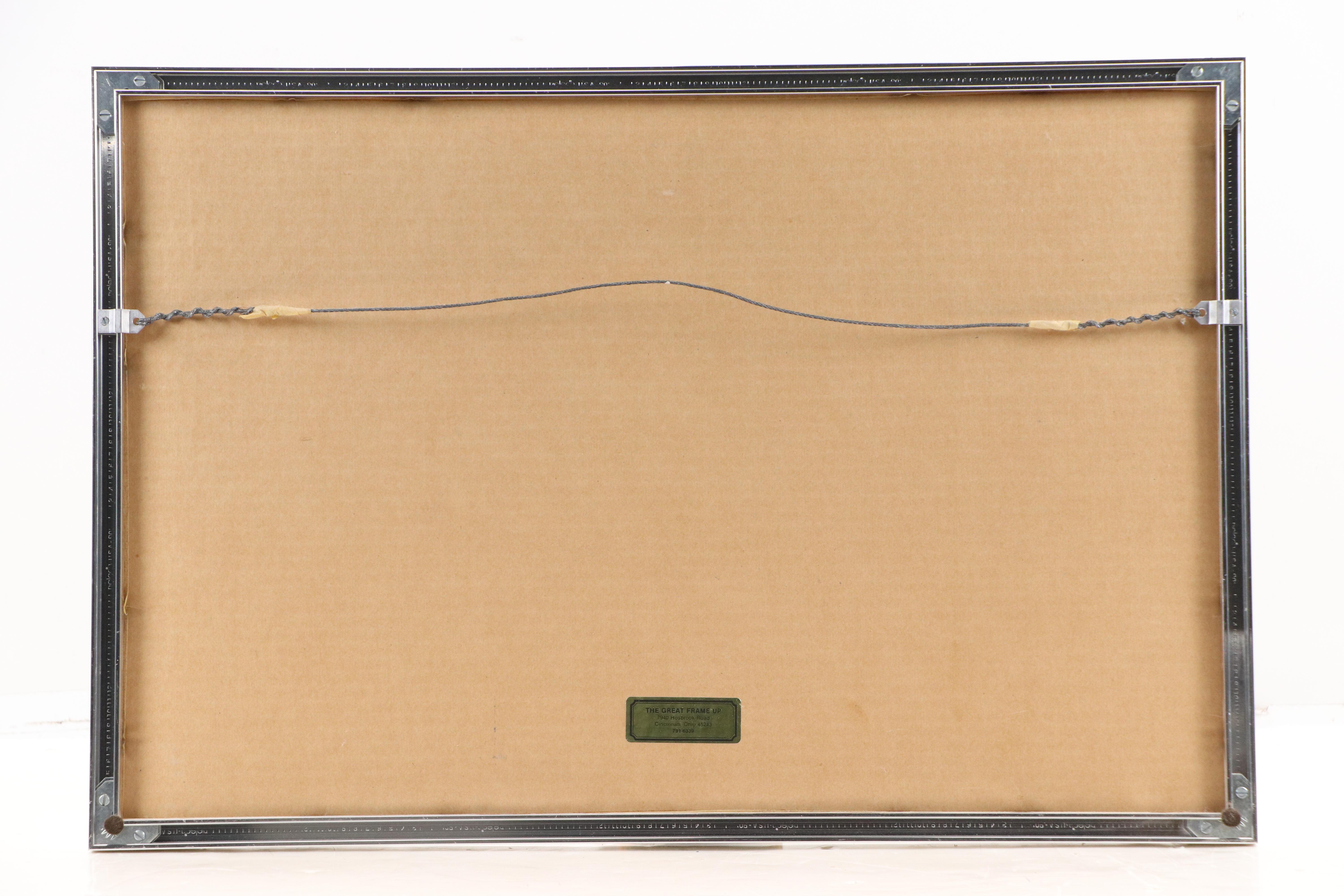 Alexandre Minguet Offset Lithograph "Plage de Grand-Case," 1990