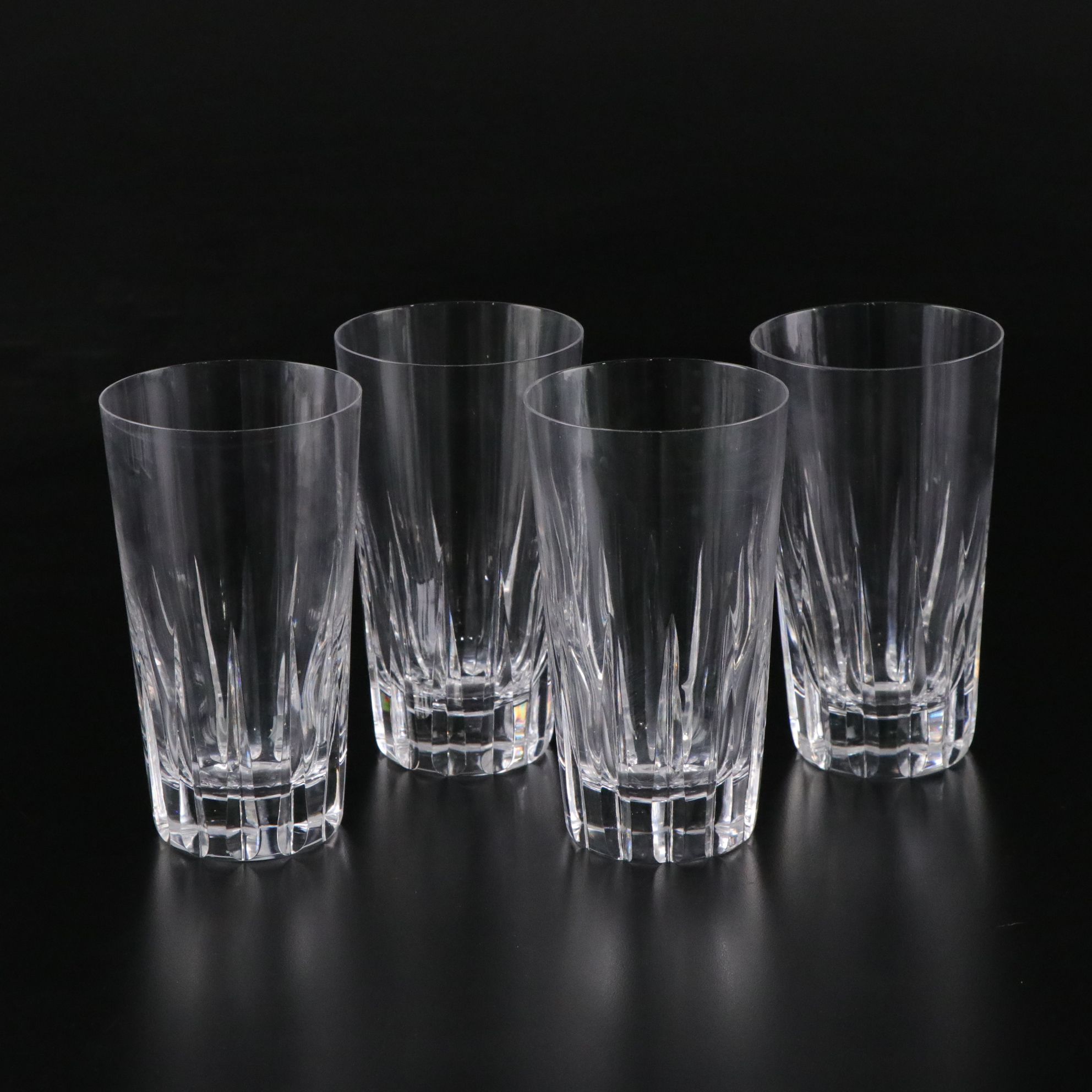 Cut Crystal Tumbler Glasses in Set of Four