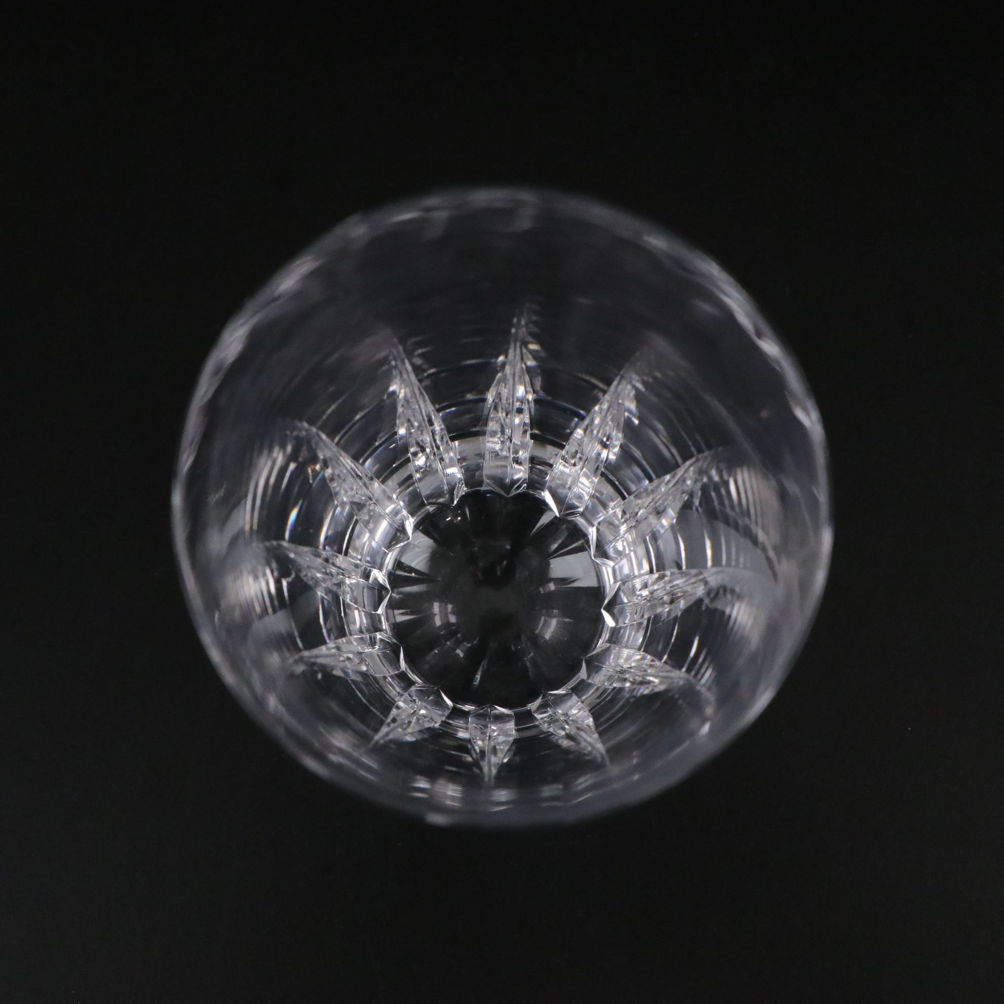 Cut Crystal Tumbler Glasses in Set of Four