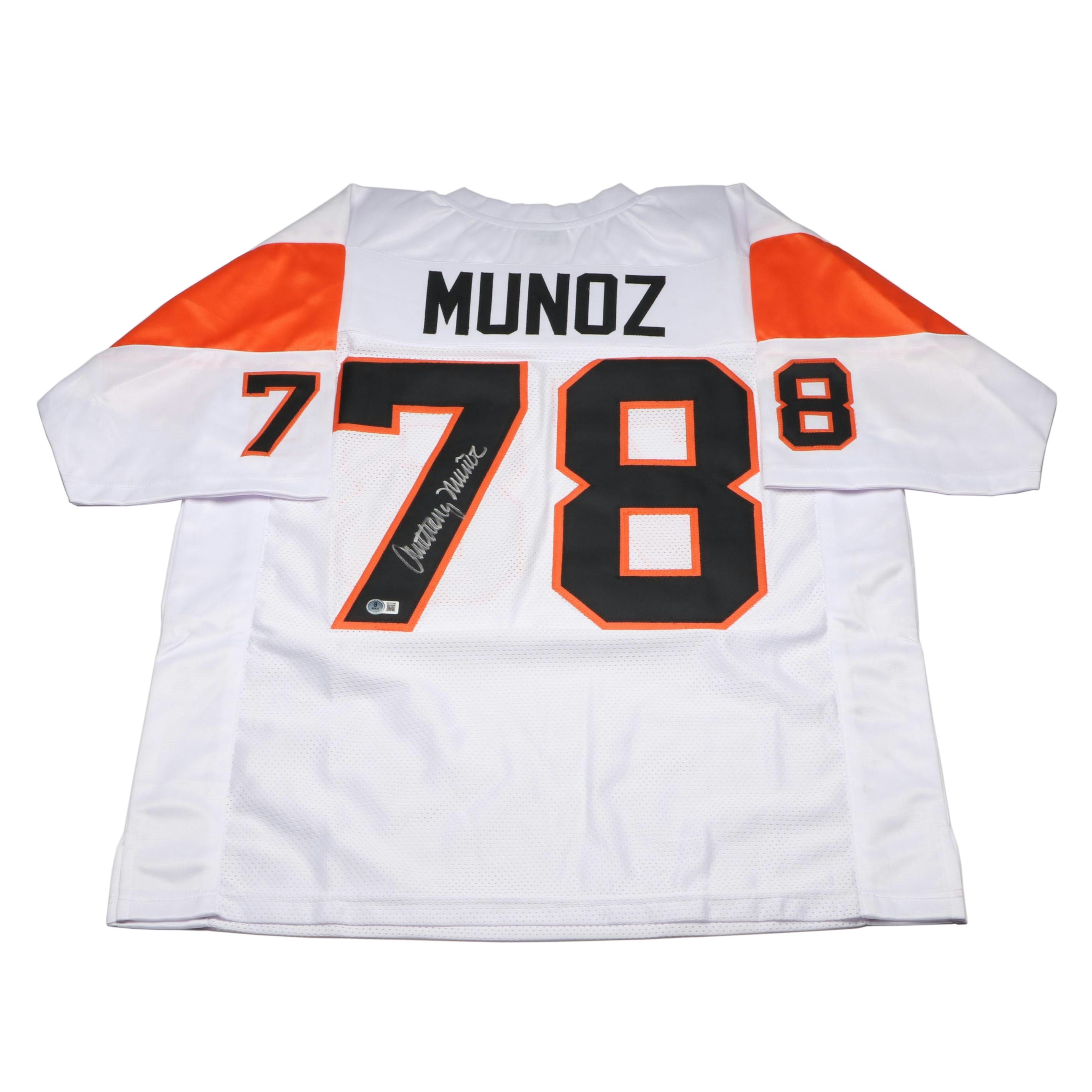 Anthony Muñoz Signed Cincinnati Bengals Football Jersey, Beckett