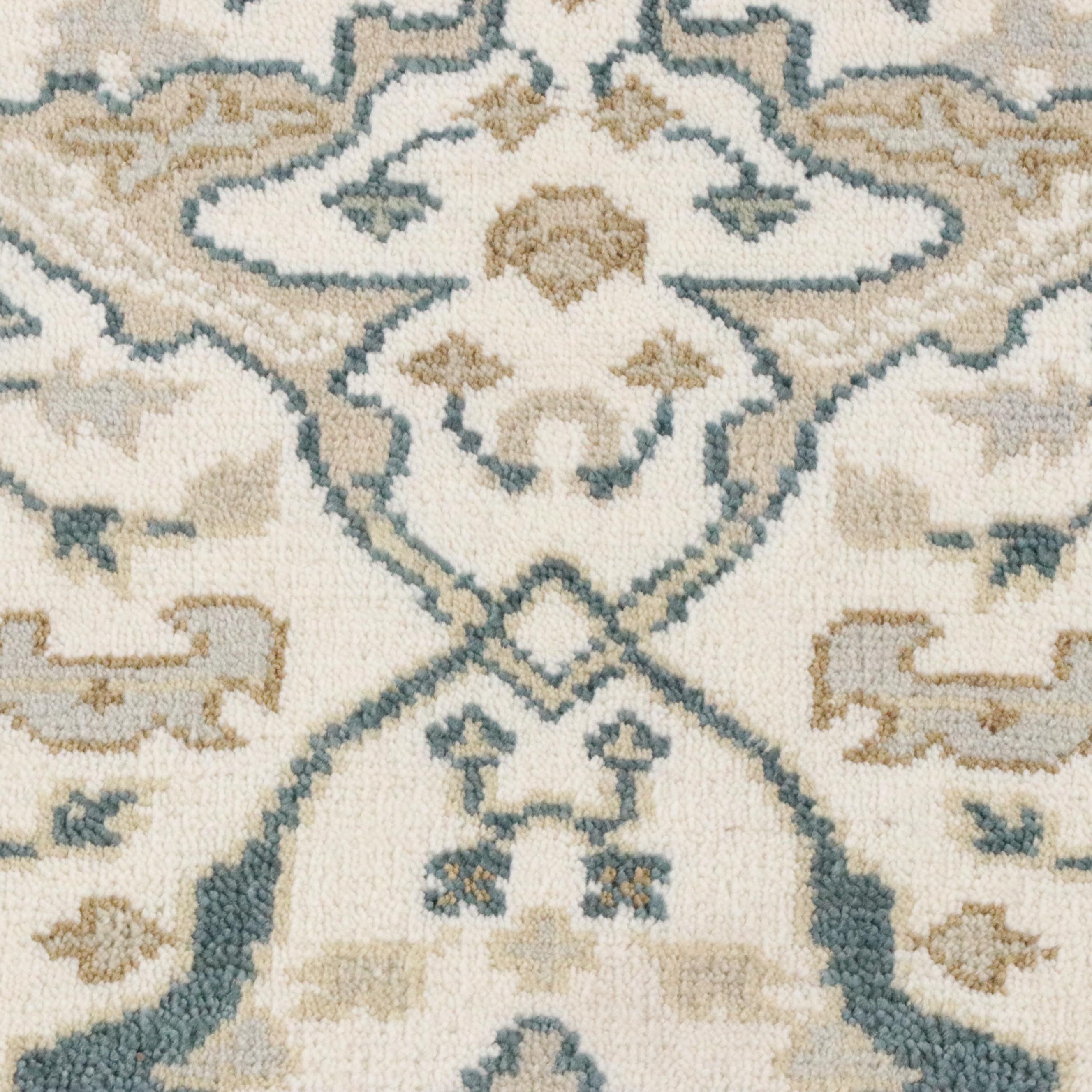 2'7 x 11'11 Hand-Knotted Indo-Turkish Oushak Carpet Runner