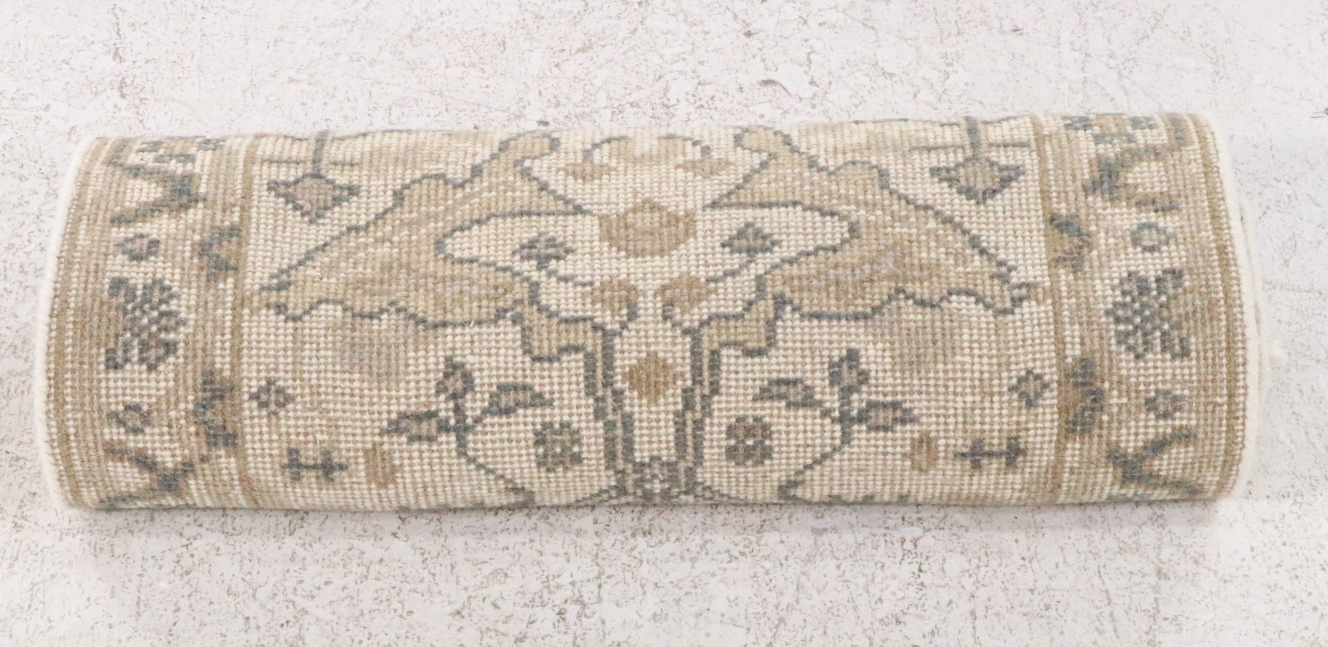 2'7 x 11'11 Hand-Knotted Indo-Turkish Oushak Carpet Runner