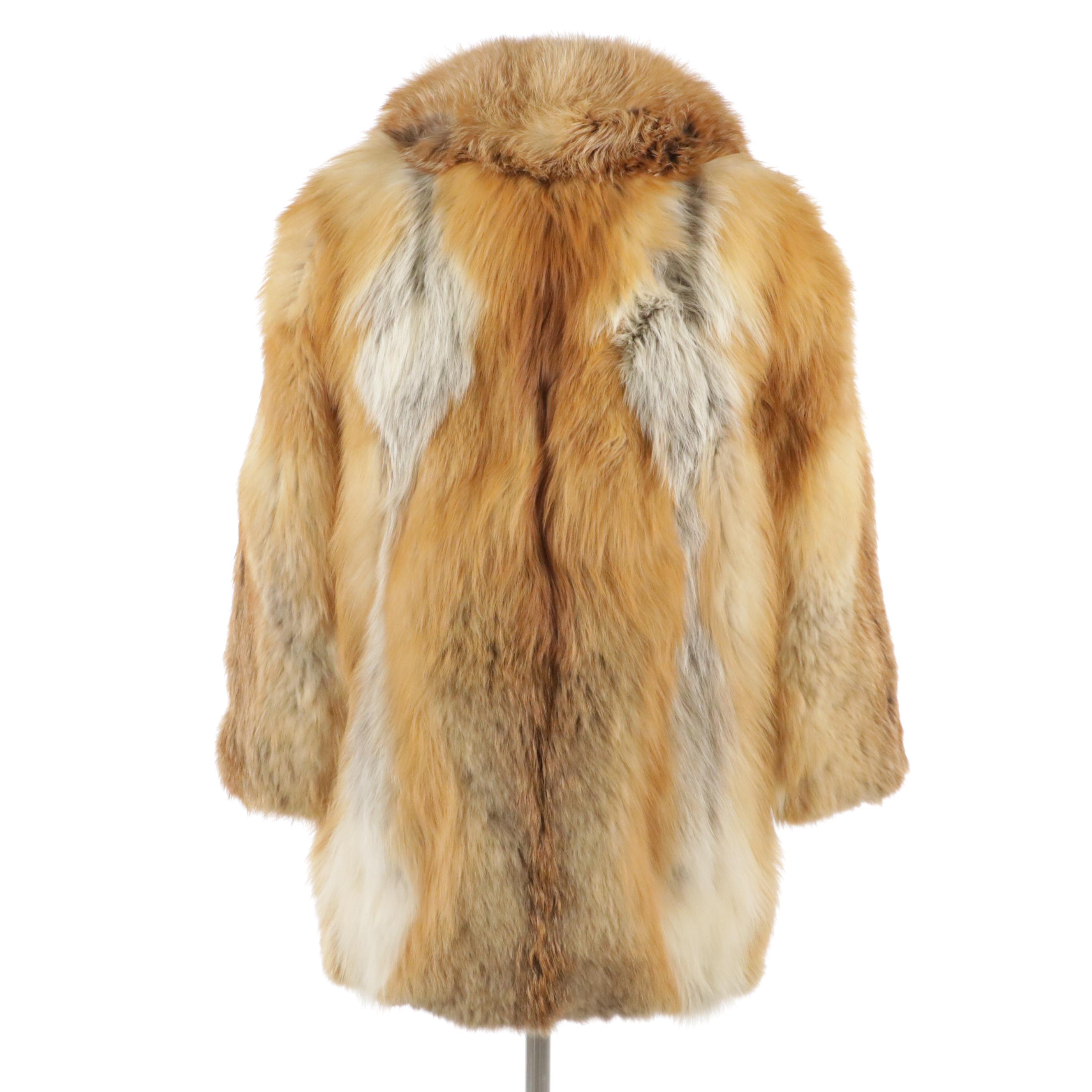 Red Fox Fur Stroller Coat from Stanley Rich Fine Furs